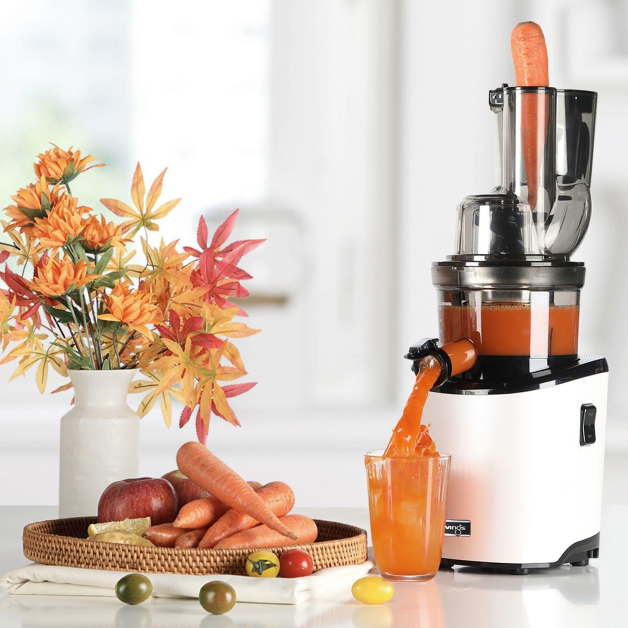 Kuvings REVO830 Carrot and Celery Slow Juicer White Image 4