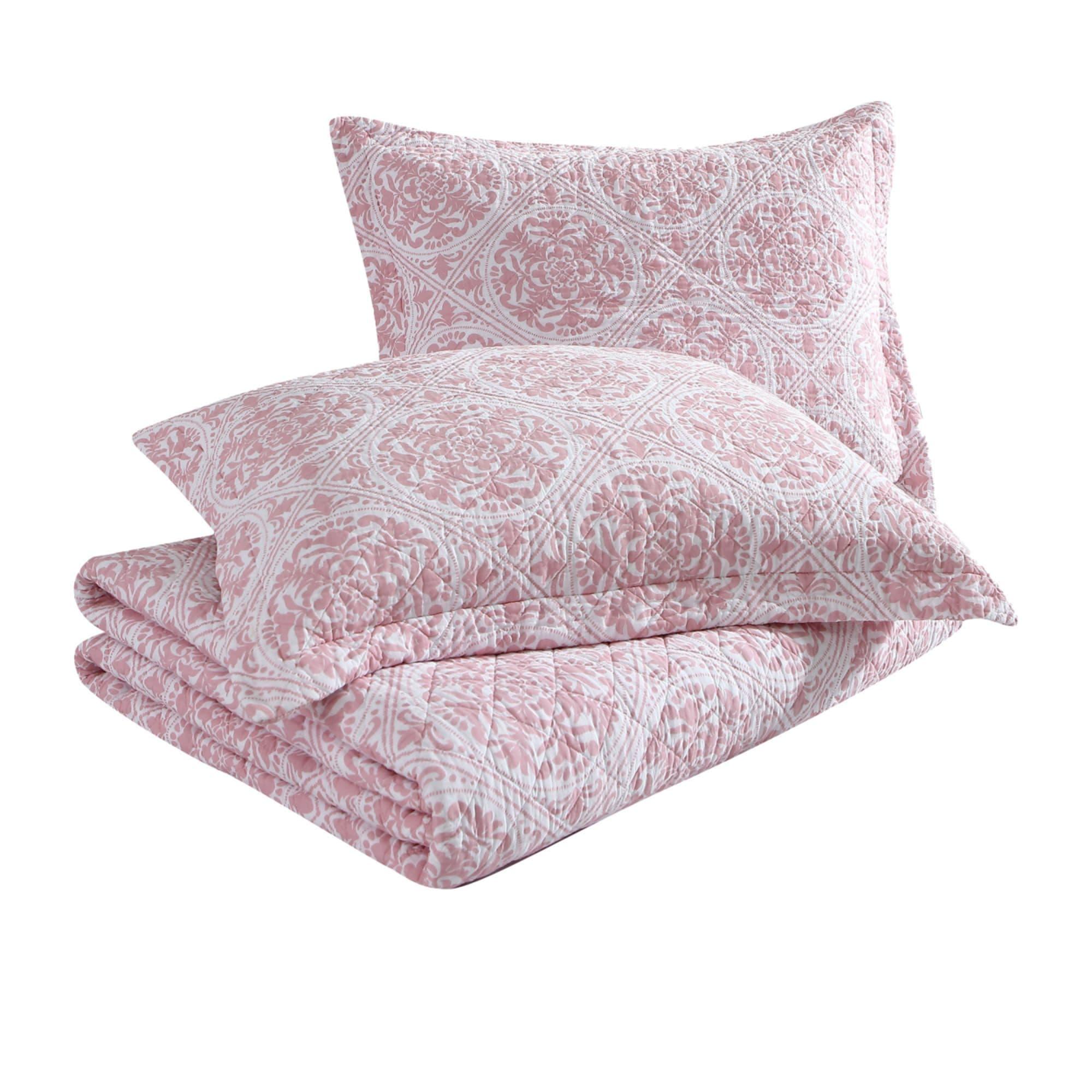 Laura Ashley Ayla Printed Coverlet Set Queen/King Image 5
