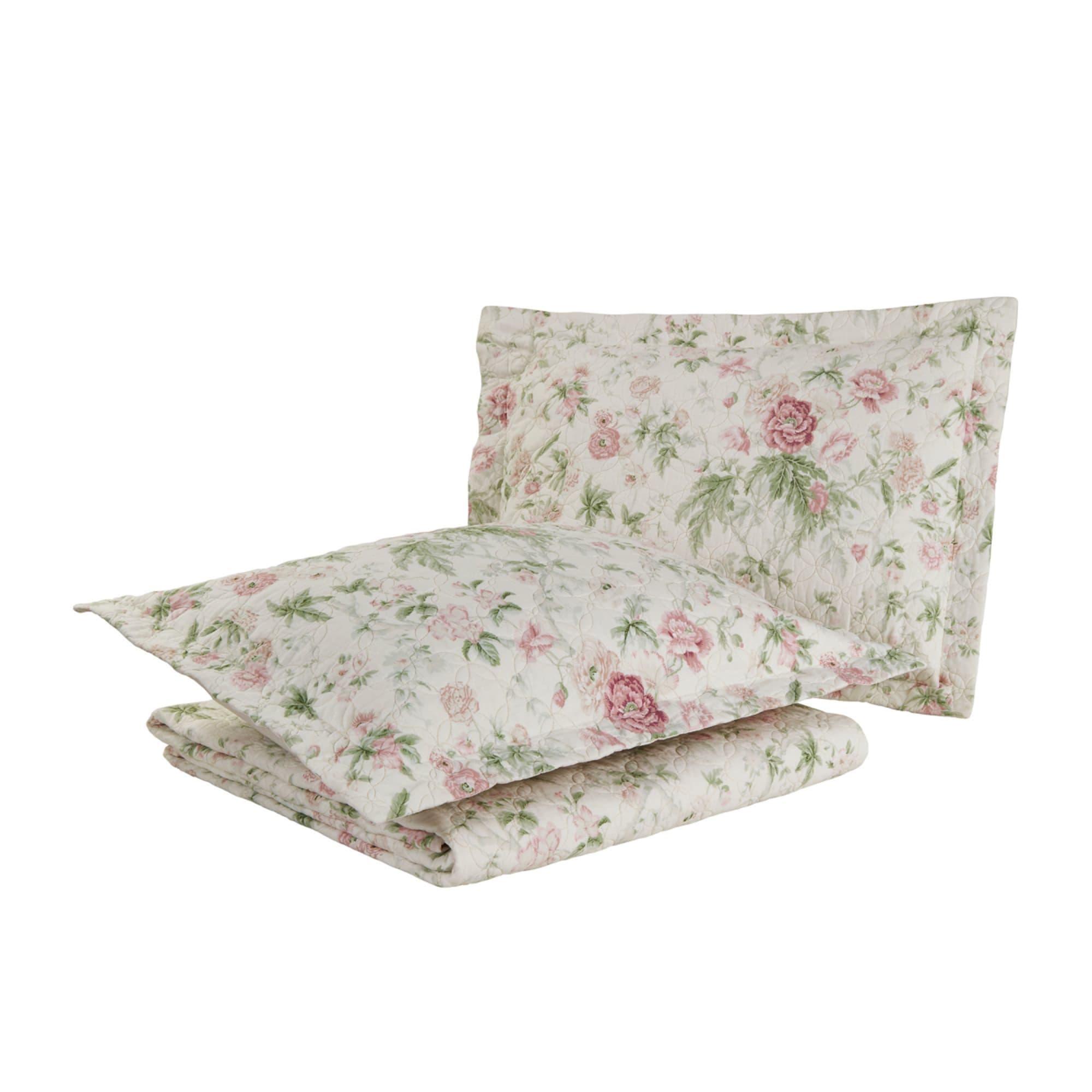 Laura Ashley Breezy Floral Printed Coverlet Set Queen Image 5