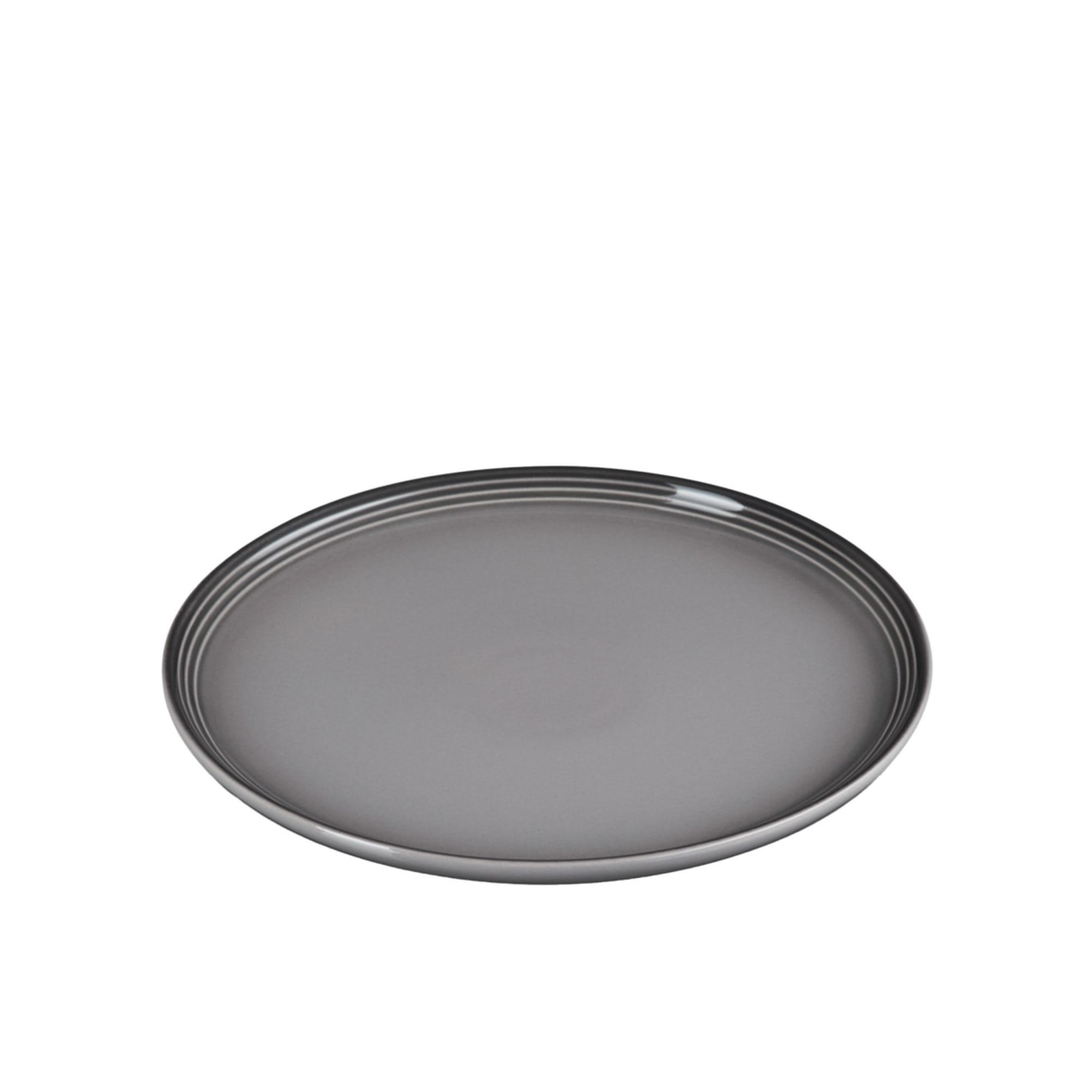Le Creuset Stoneware Coupe Salad Plate 22cm Flint Image 5