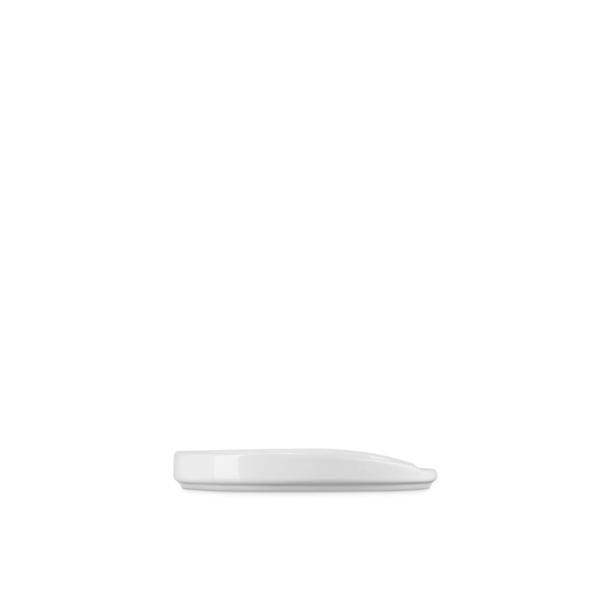 Le Creuset Stoneware Oval Spoon Rest White Image 3