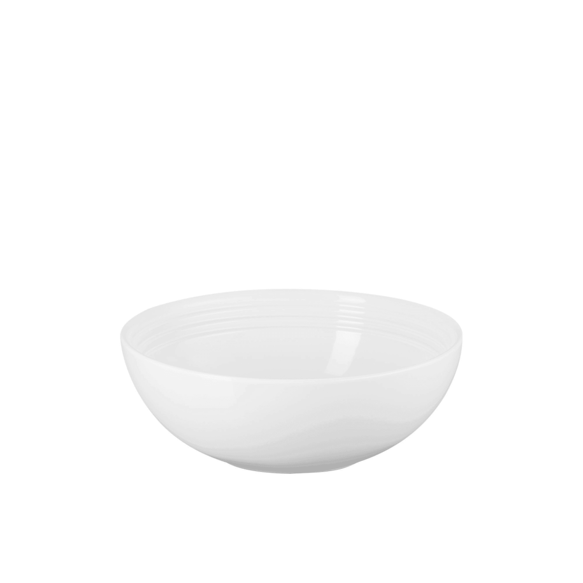 Le Creuset Stoneware Serving Bowl 24cm White Image 1