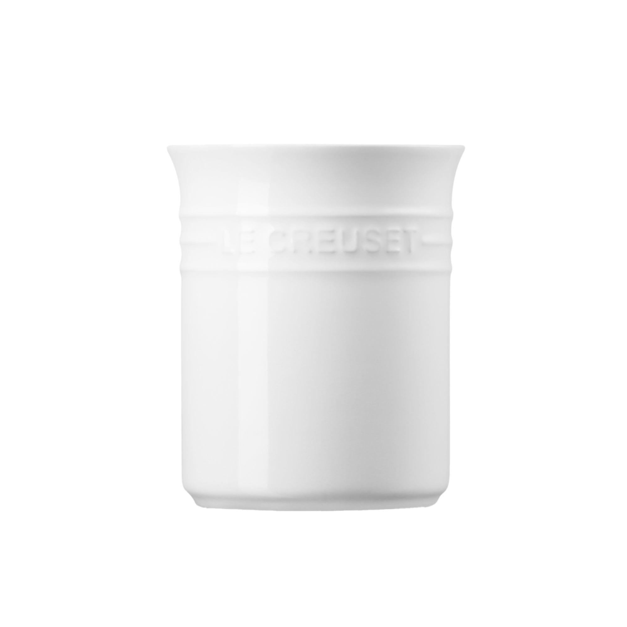 Le Creuset Stoneware Small Utensil Jar White Image 3