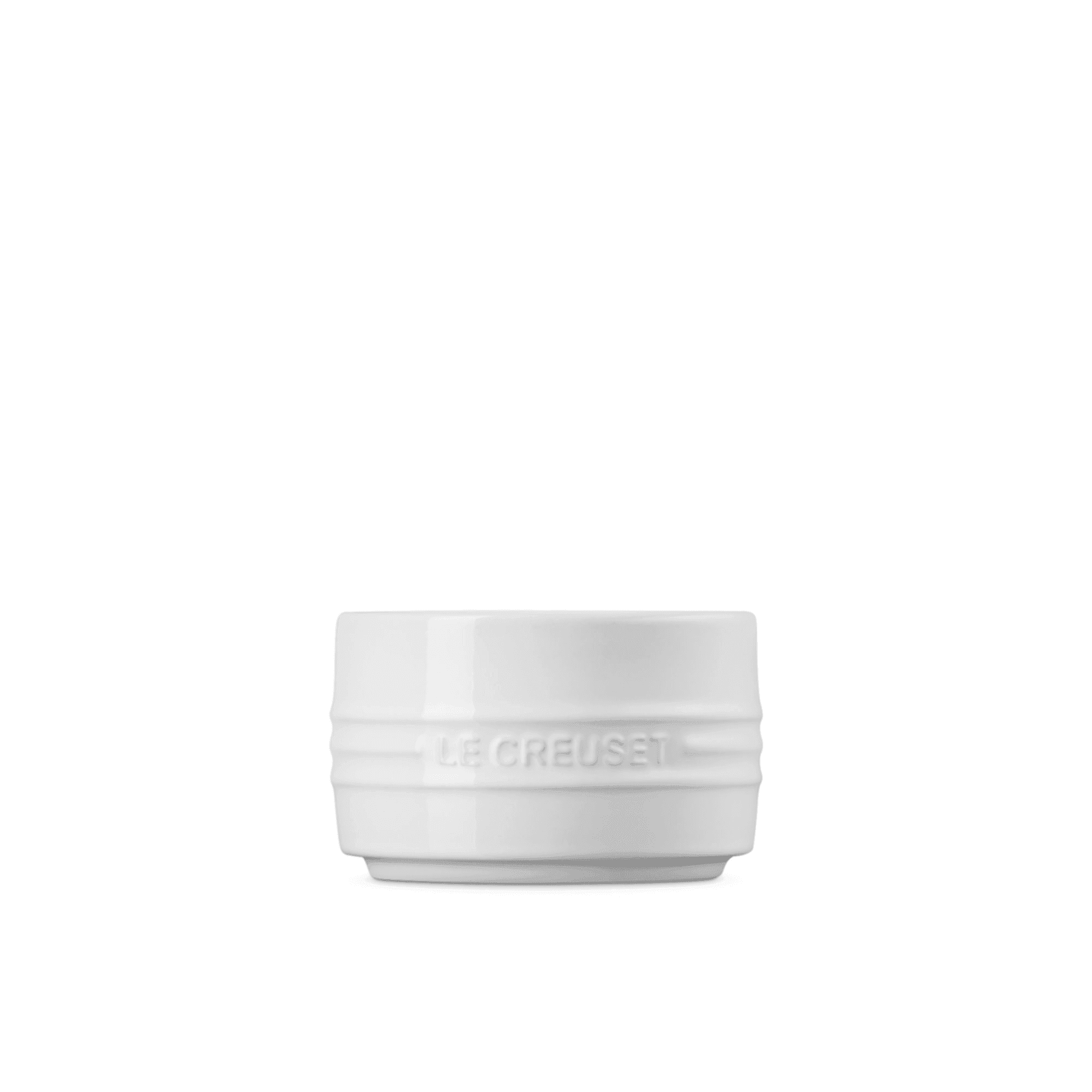 Le Creuset Stoneware Stackable Ramekin White Image 3