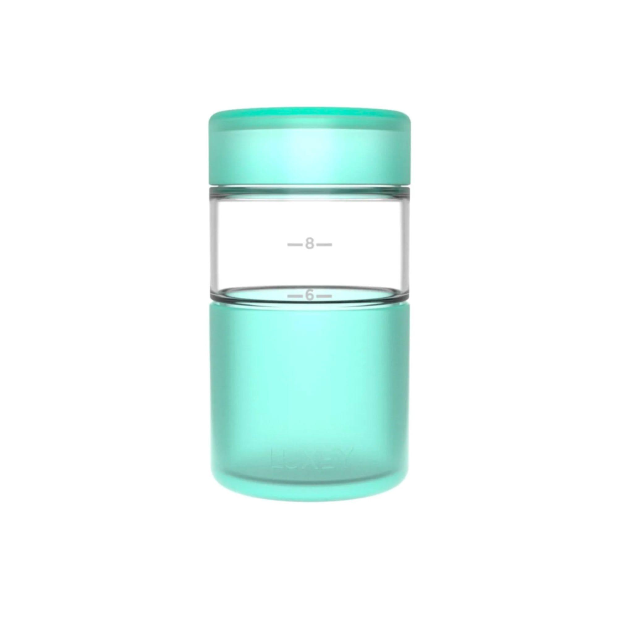 Luxey Cup OriginalLUX Glass Cup 355ml 12oz Transparent Green Image 1