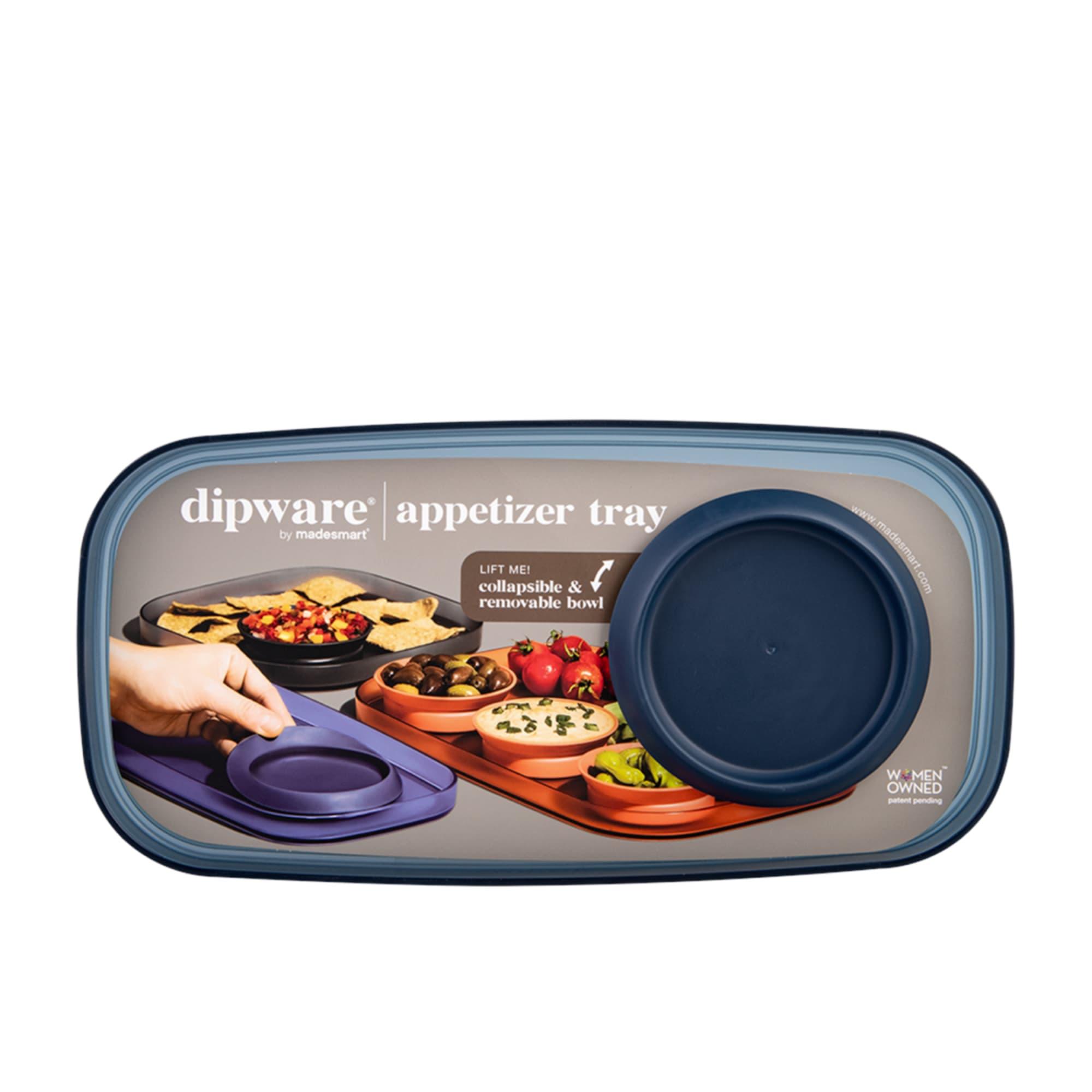 Madesmart Dipware Appetizer Tray with Bowl Midnight Blue Image 3