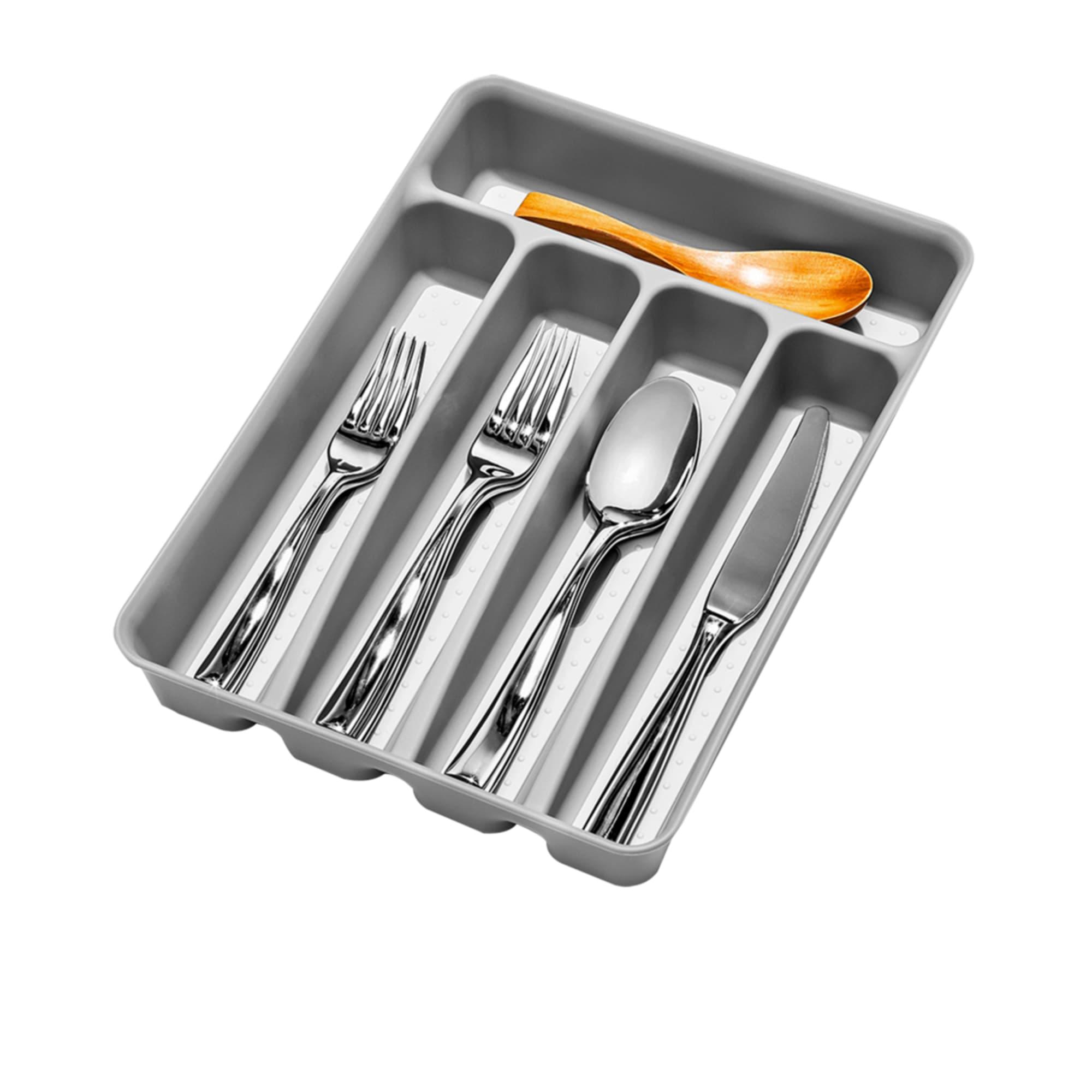 Madesmart Mini Cutlery Tray 32.2x22.9x4.7cm Soft Grey Image 1