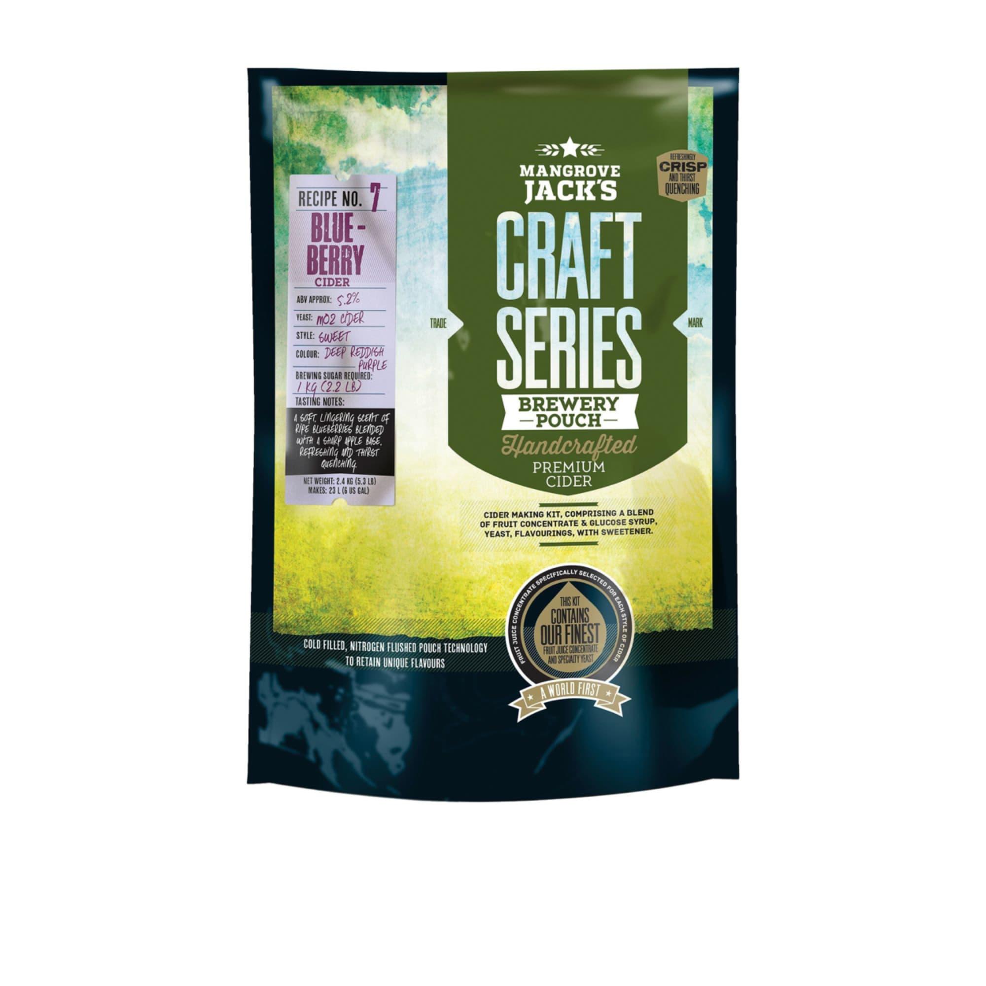 Mangrove Jack's Craft Series Brewery Pouch Blueberry Cider Image 1