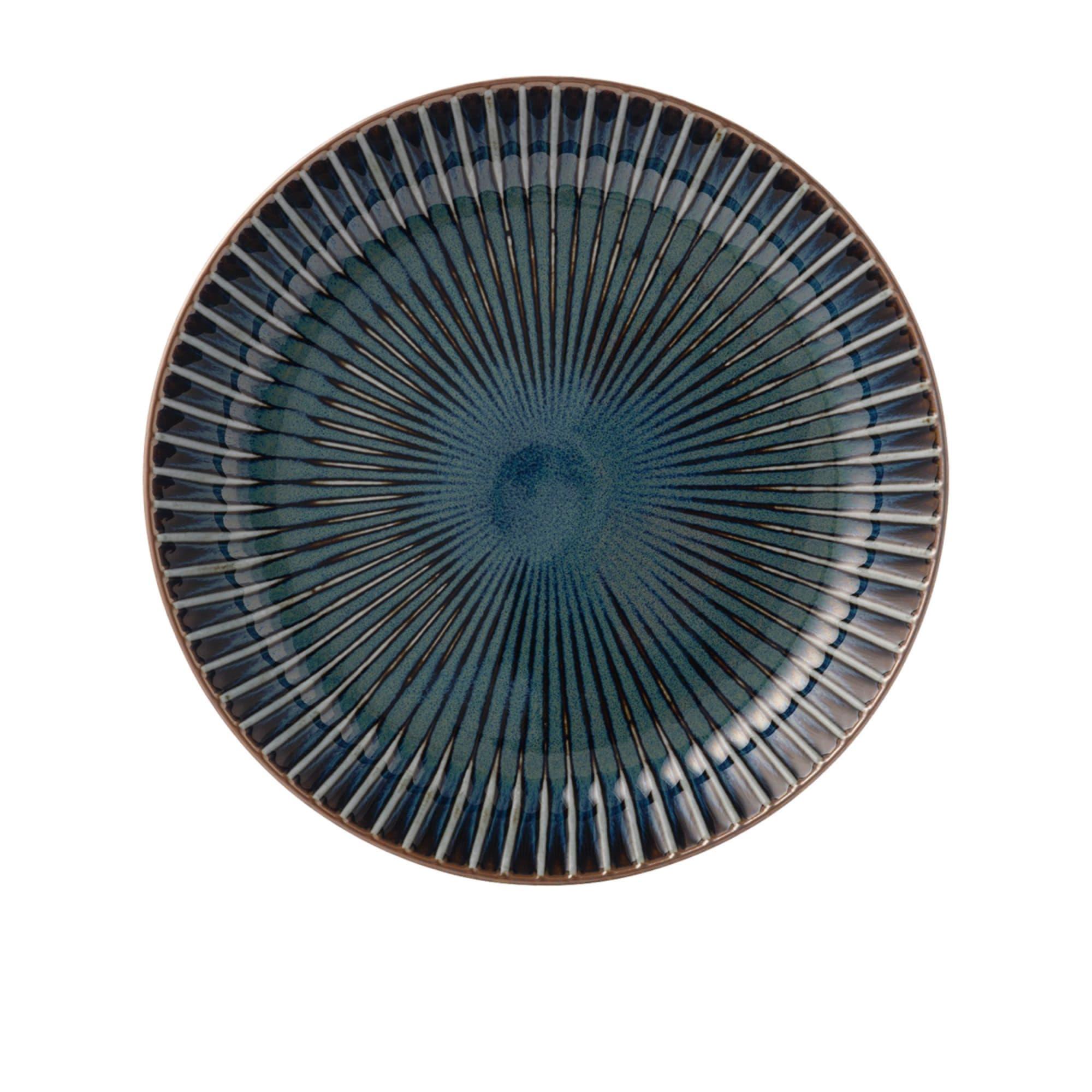 Minoru Touki Sendan Deep Plate Set of 4 Midnight Blue Image 5