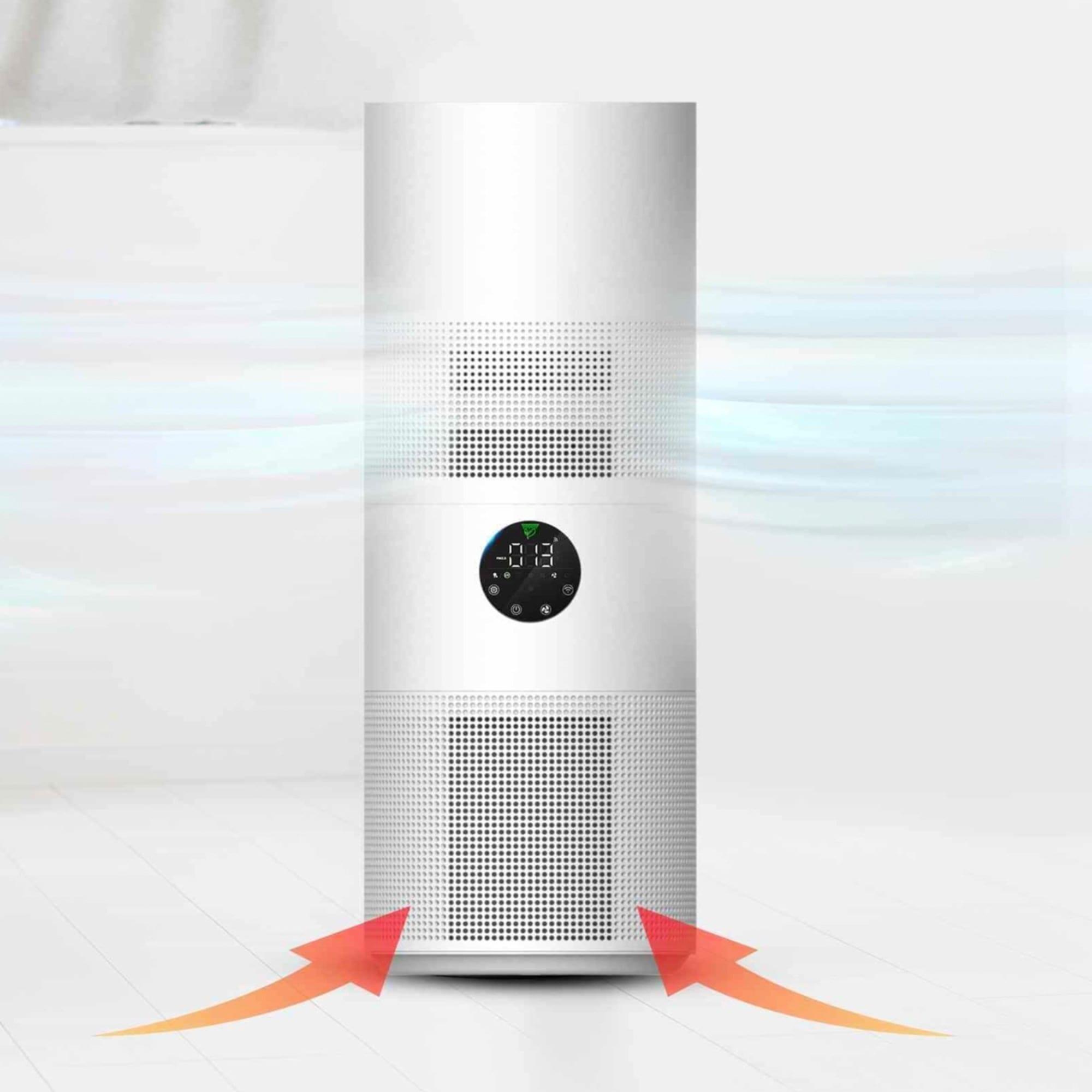 MyGenie Tower Air Purifier with Planter and Wi-Fi CADR 200m3/h White Image 4