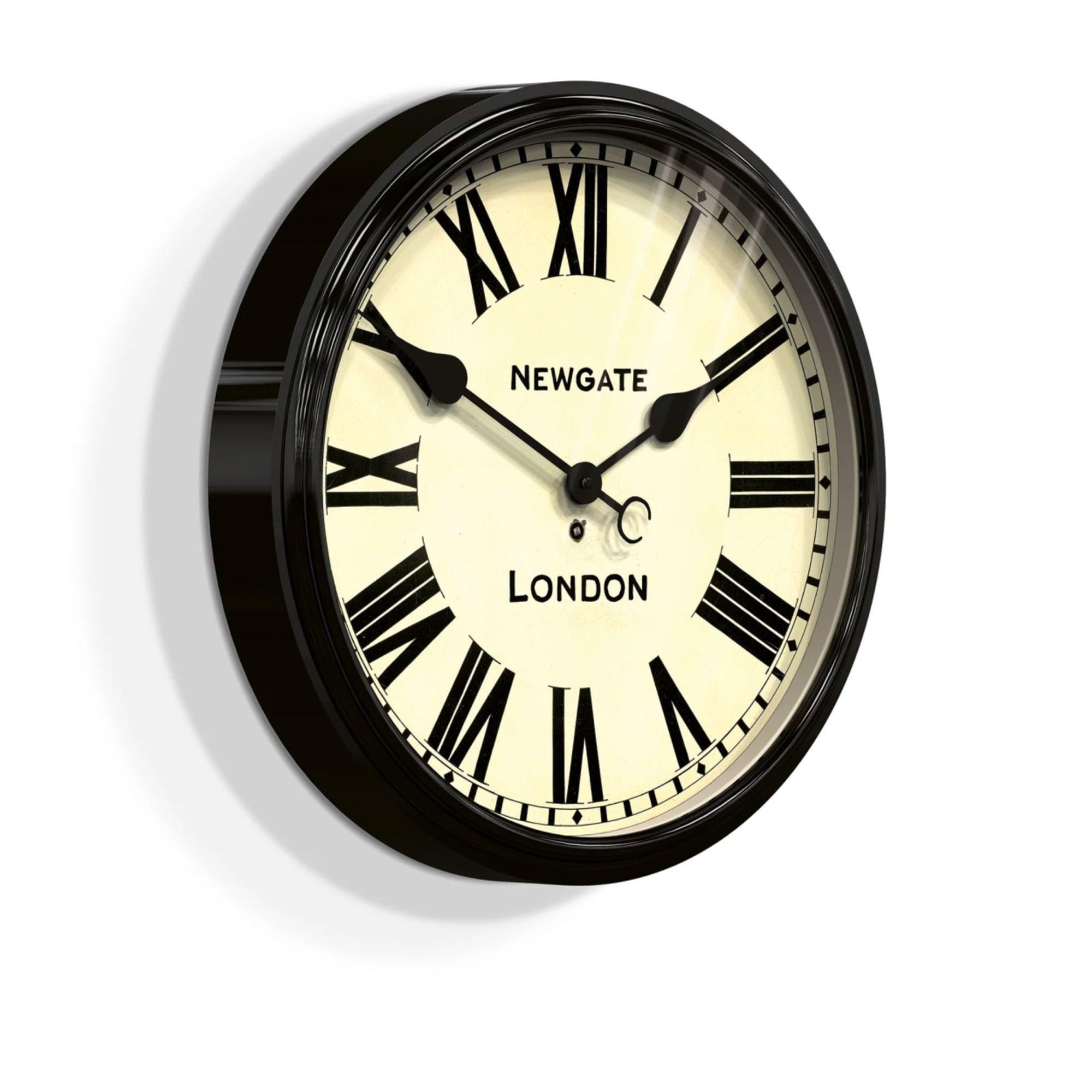 Newgate Battersby Wall Clock 50cm Black Image 3