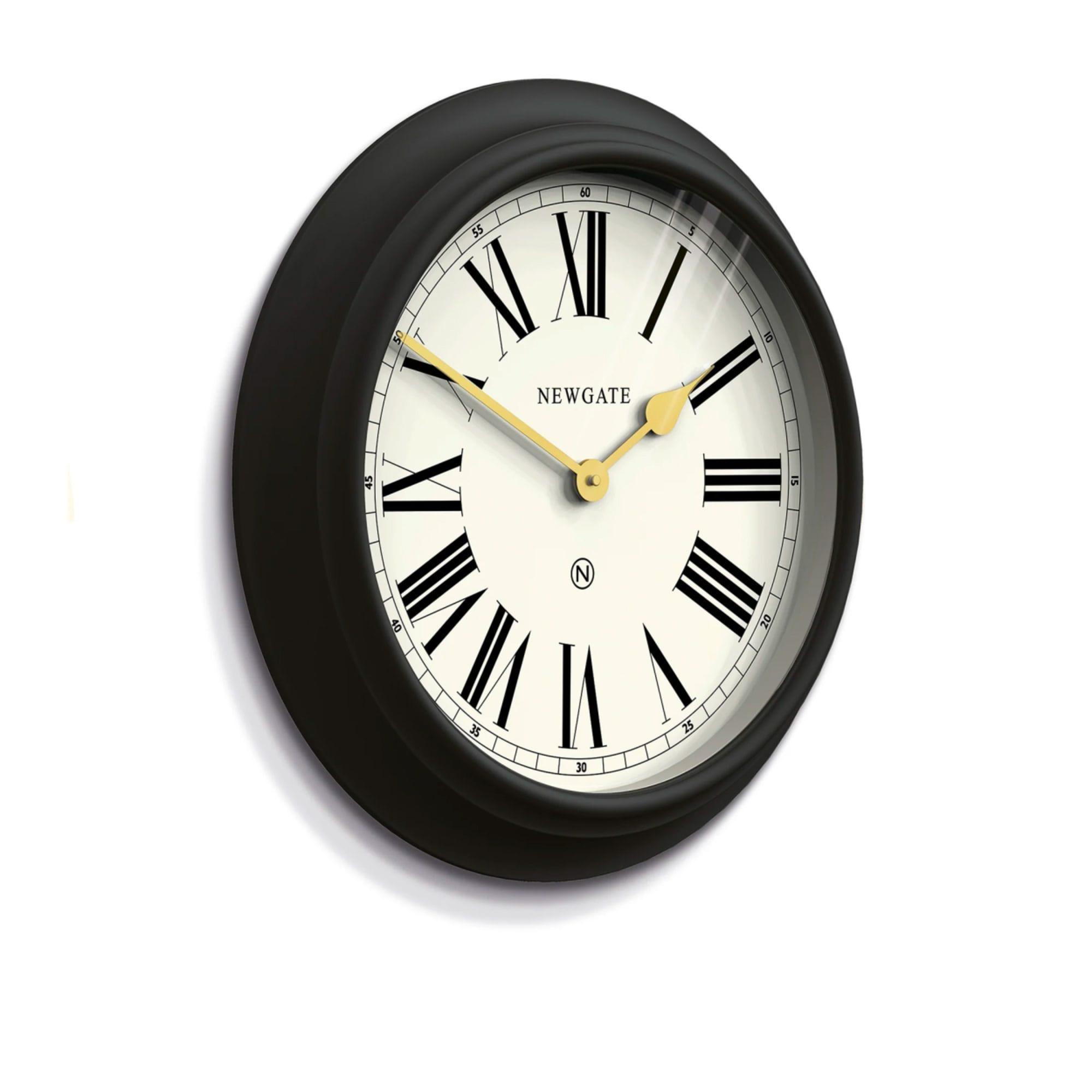 Newgate Chocolate Shop Wall Clock Silicone 50cm Black Image 3