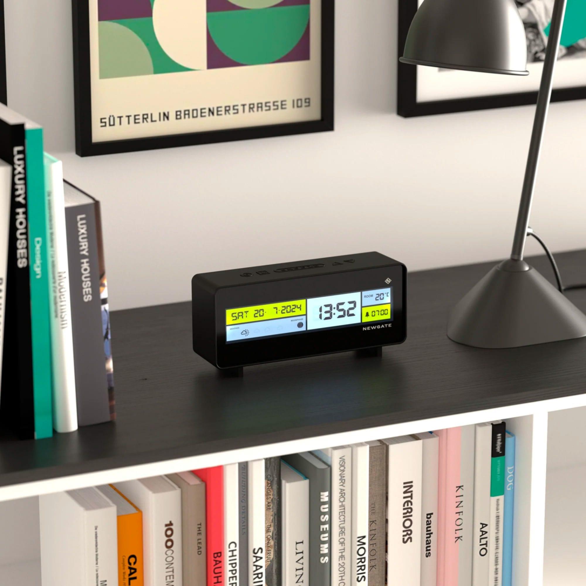 Newgate Futurama LCD Alarm Clock Black Image 2
