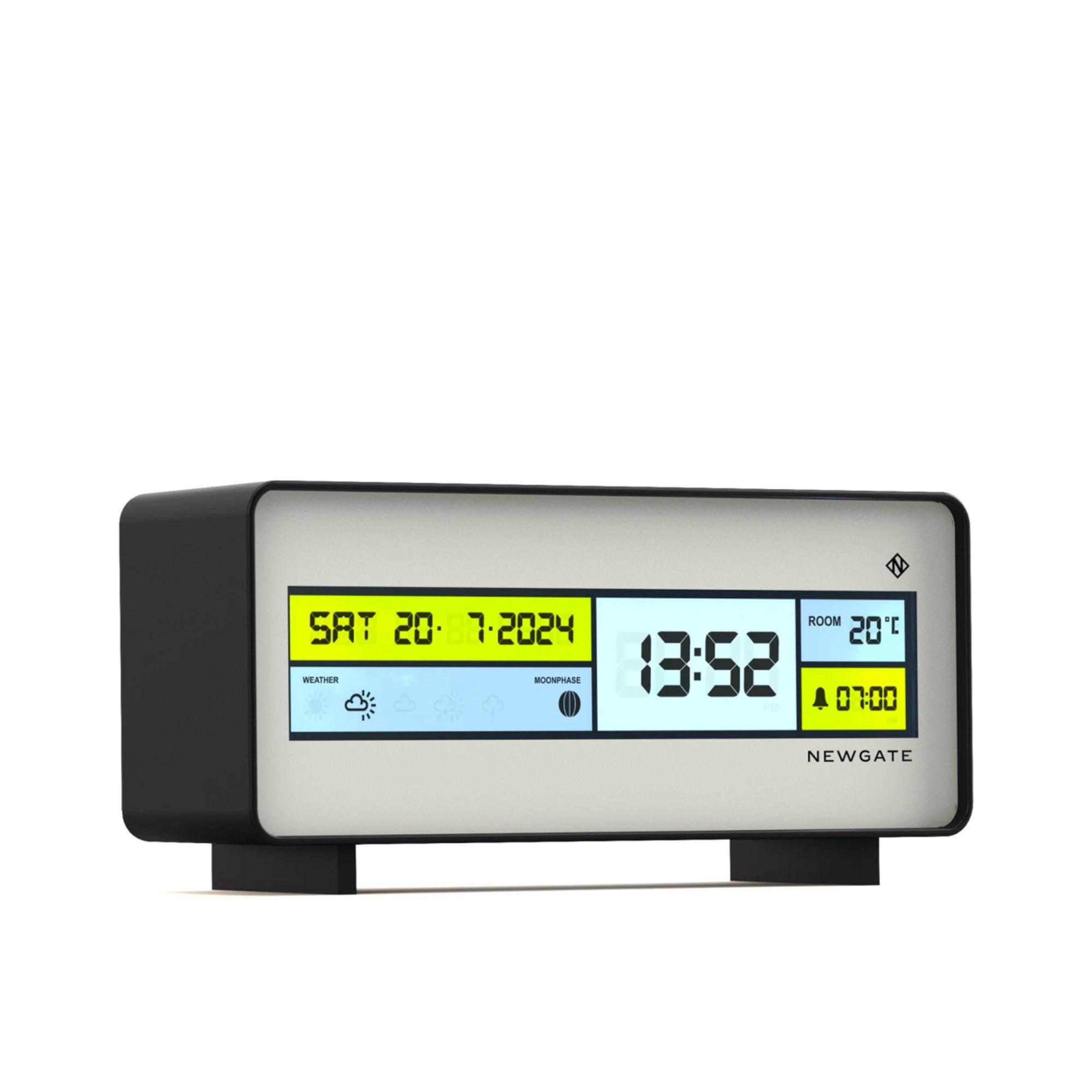 Newgate Futurama LCD Alarm Clock White Image 3
