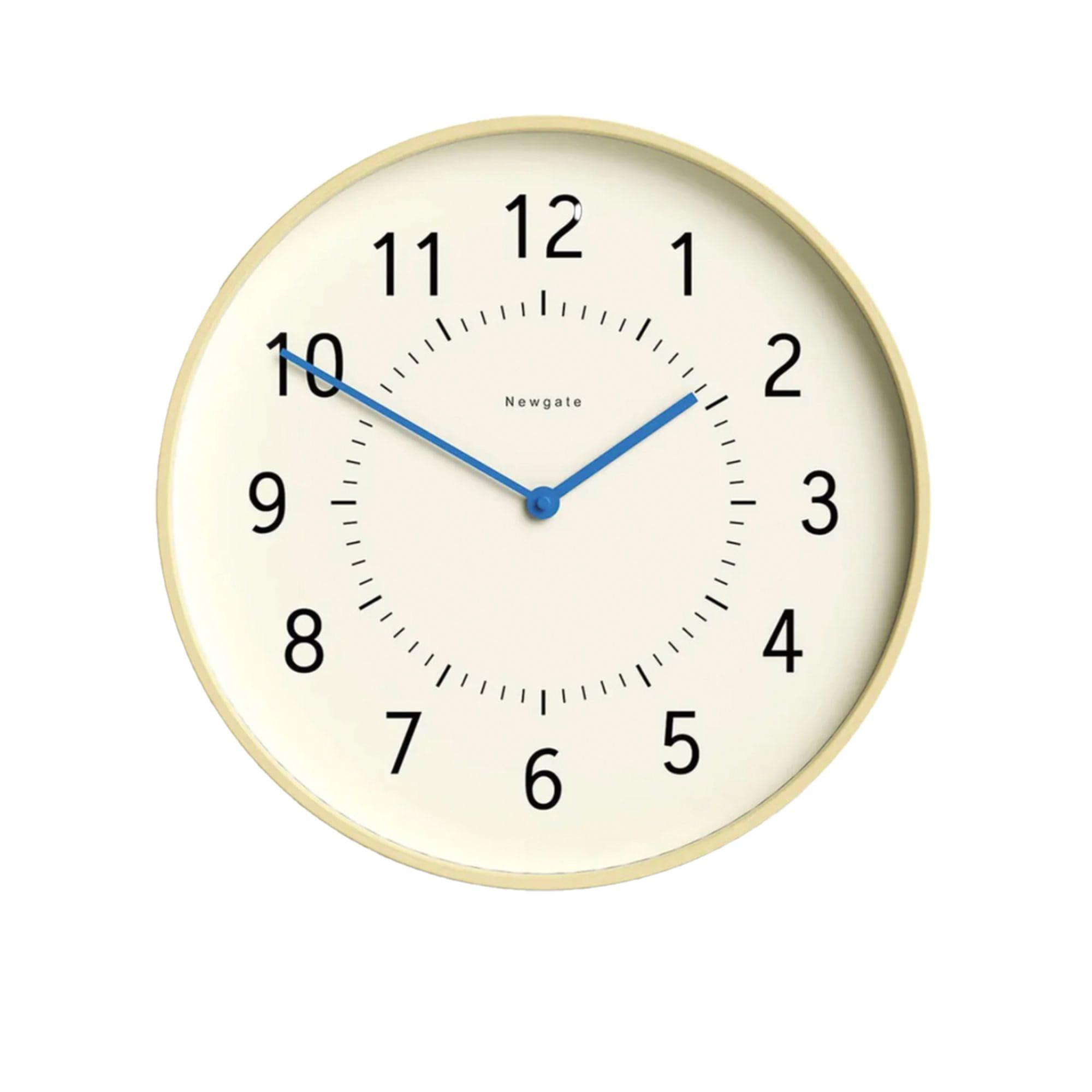 Newgate Monopoly Plywood Wall Clock with Blue Hands 40.5cm Image 1