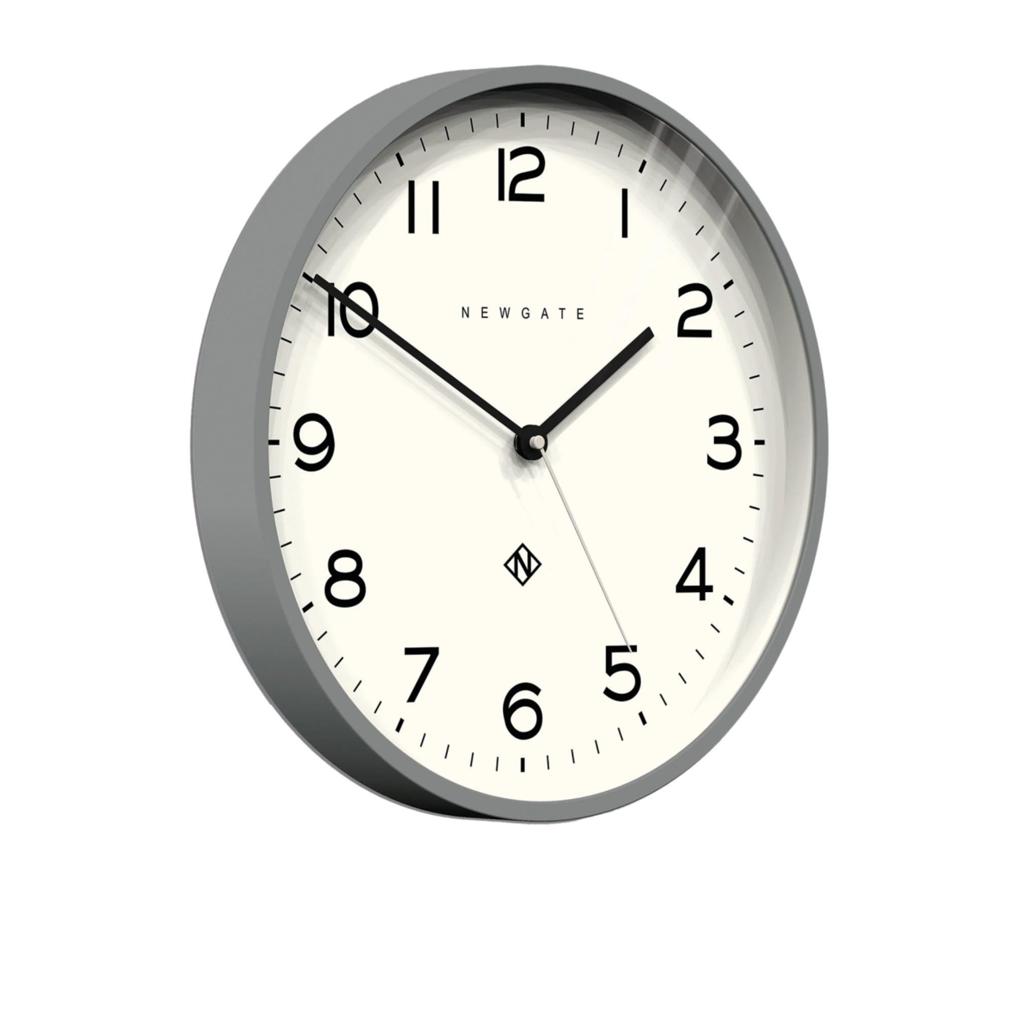 Newgate Number Three Echo Wall Clock Silicone 37.5cm Grey Image 3