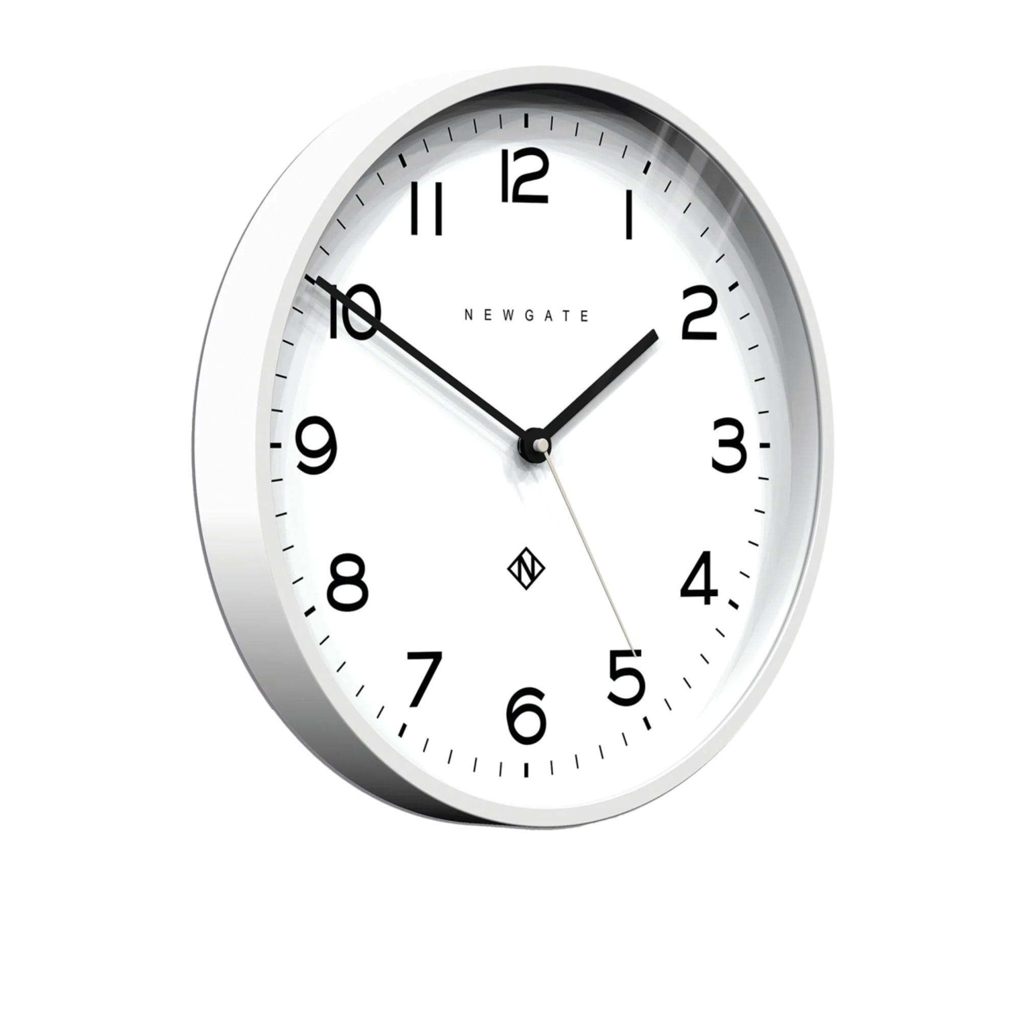 Newgate Number Three Echo Wall Clock Silicone 37.5cm White Image 3