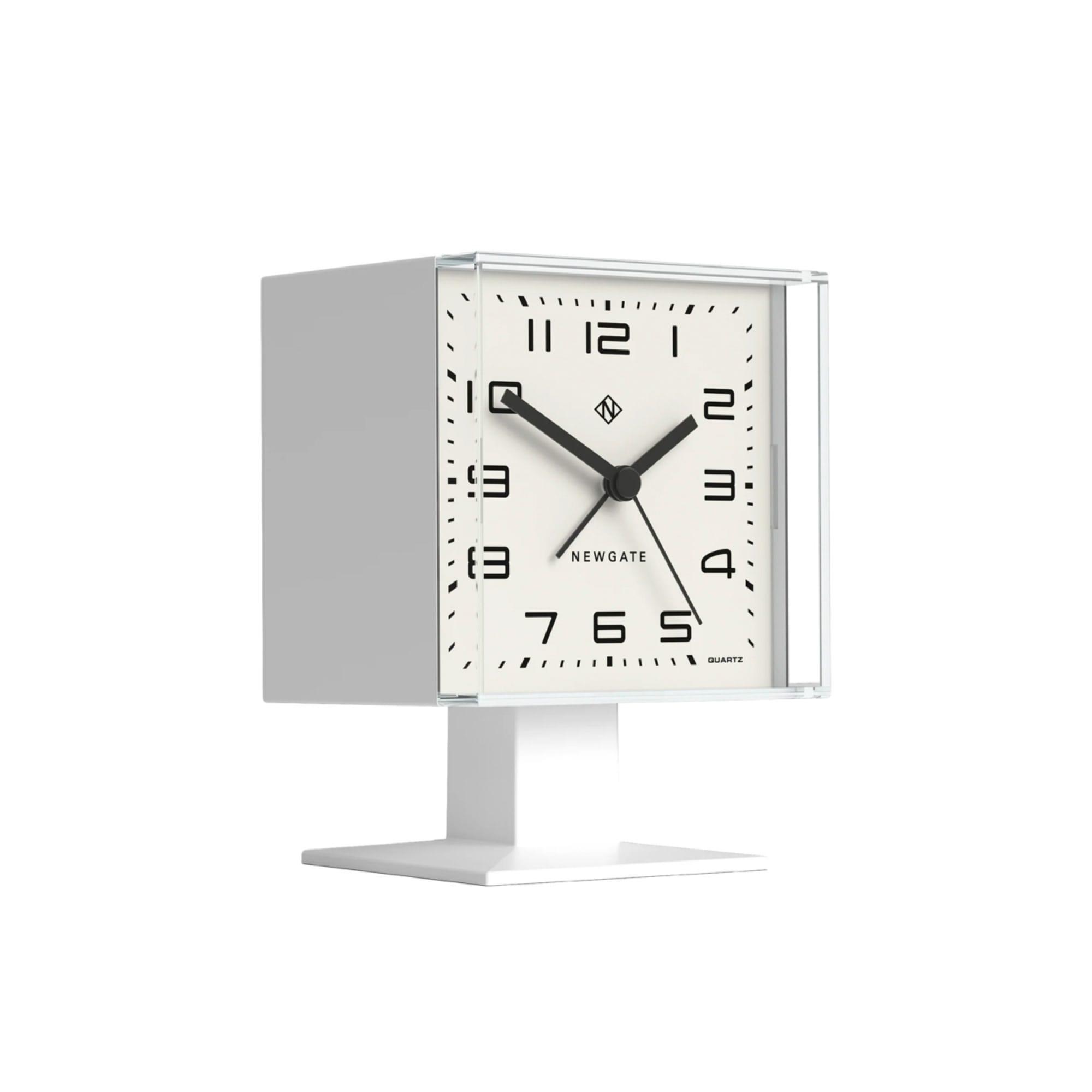 Newgate Victor Alarm Clock Pebble White Image 3