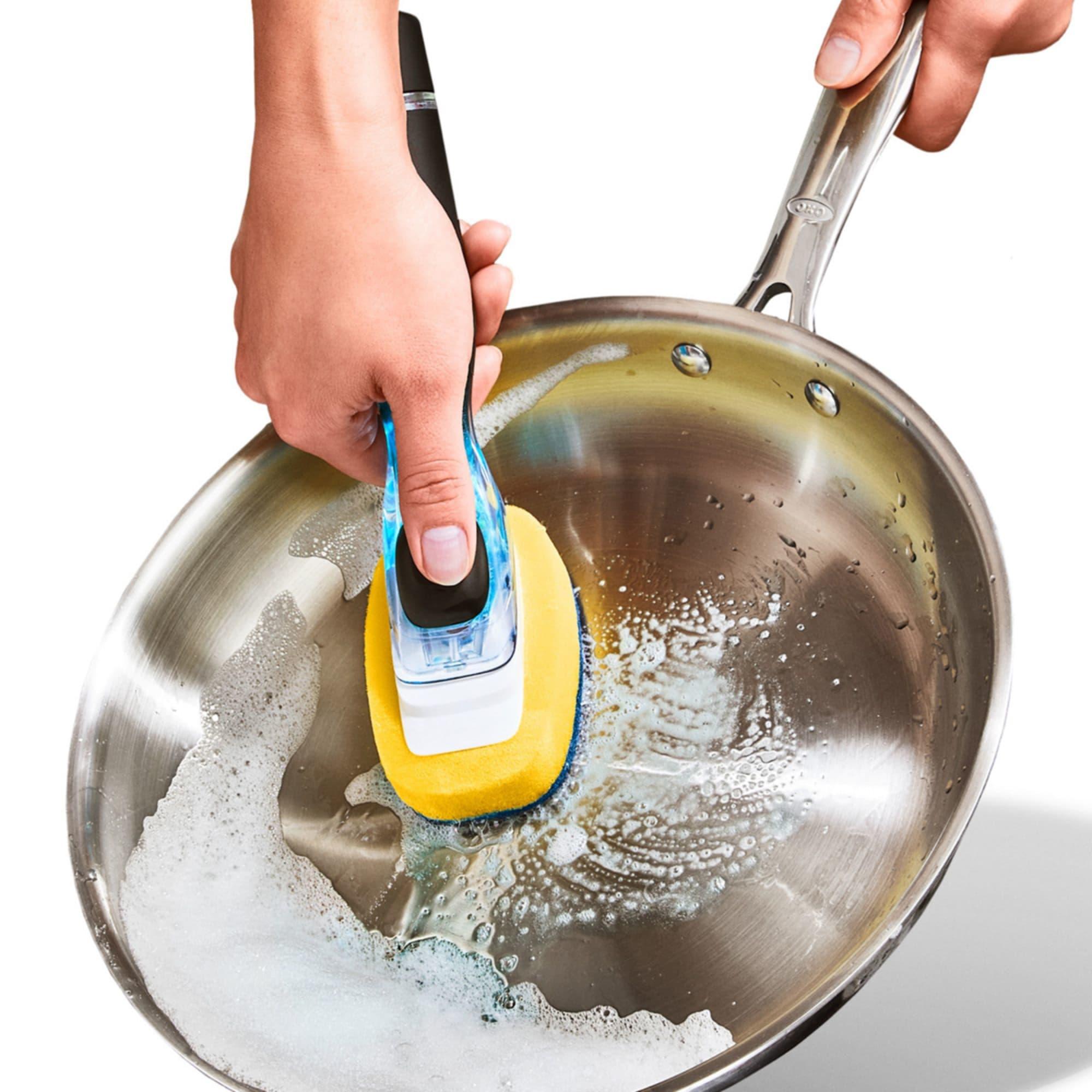 OXO Good Grips Soap Dispensing Dish Scrub Image 5