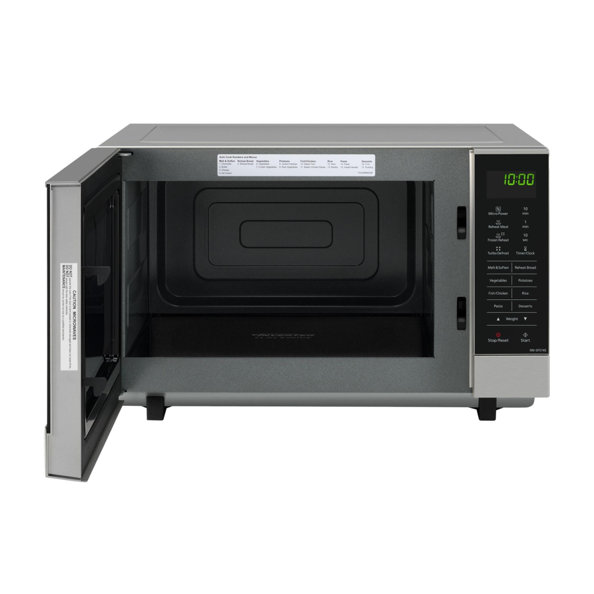 Panasonic Flatbed Microwave Oven 27L Stainless Steel Image 4