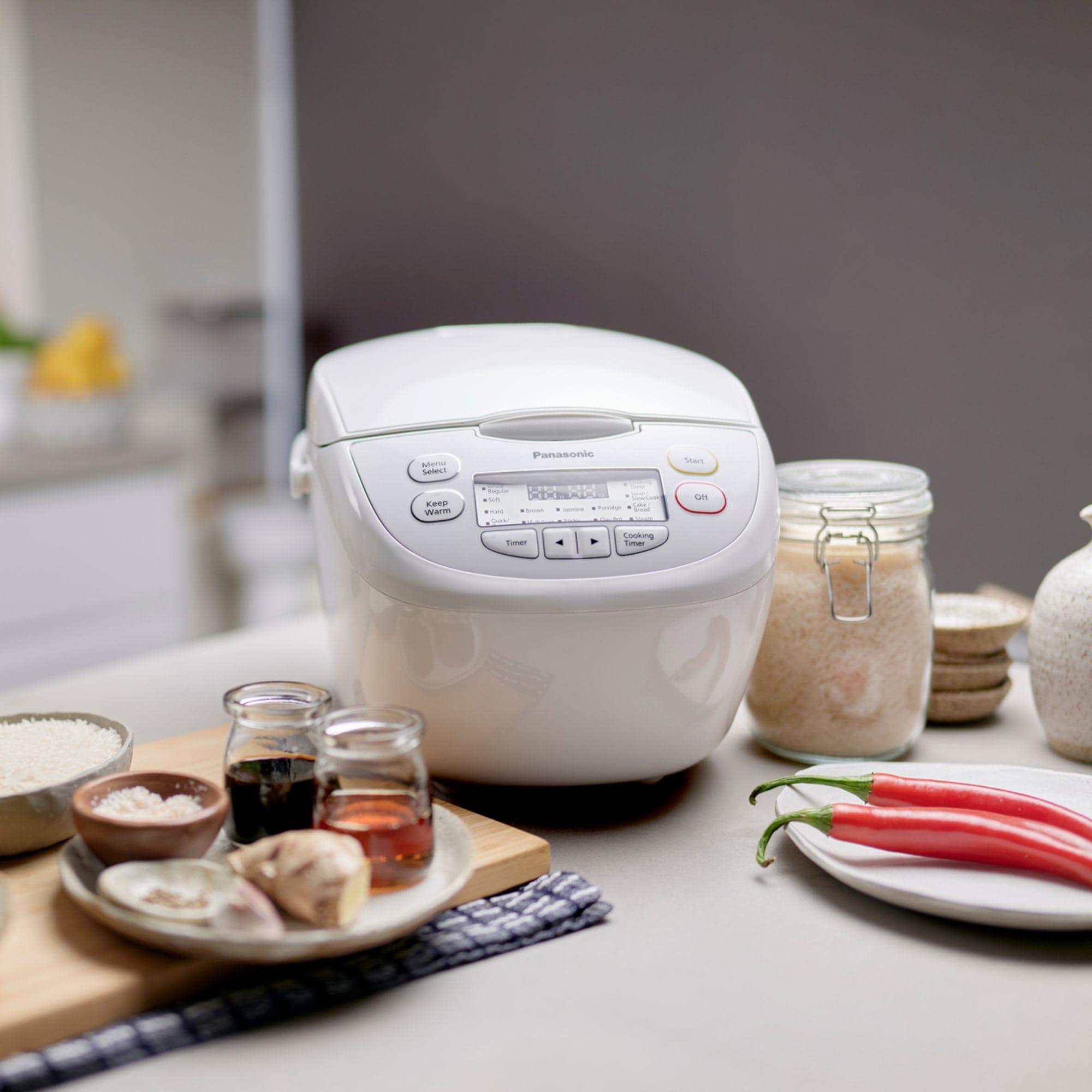 Panasonic Multi Function Rice Cooker 10 Cup White Image 3