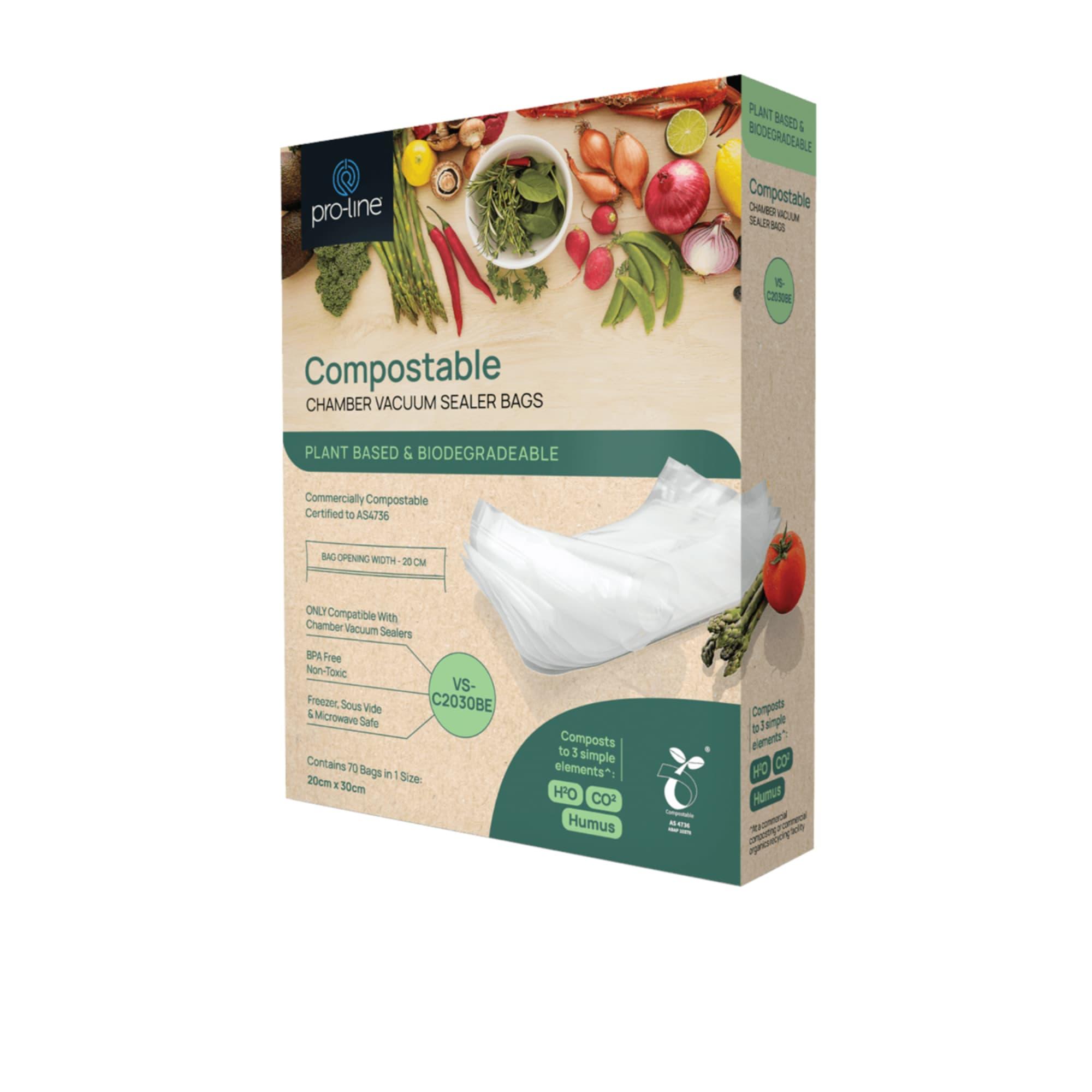 Pro-line Compostable Chamber Bags 20x30cm 70pk Image 1