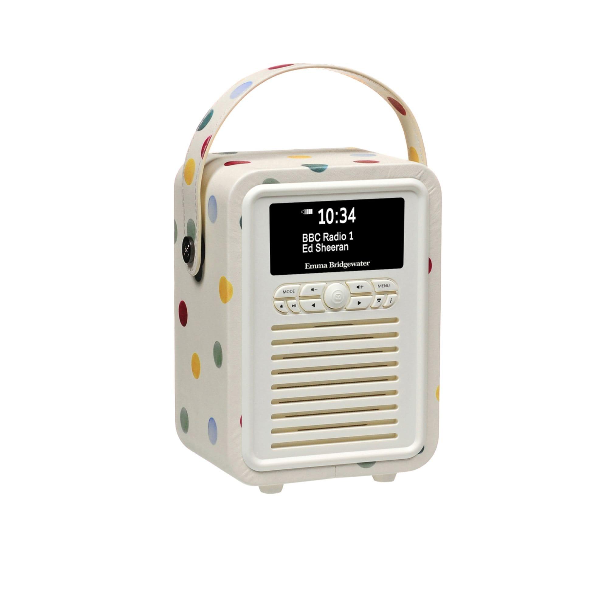VQ Retro Mini DAB+ Digital Radio Emma Bridgewater Polka Dot Image 3