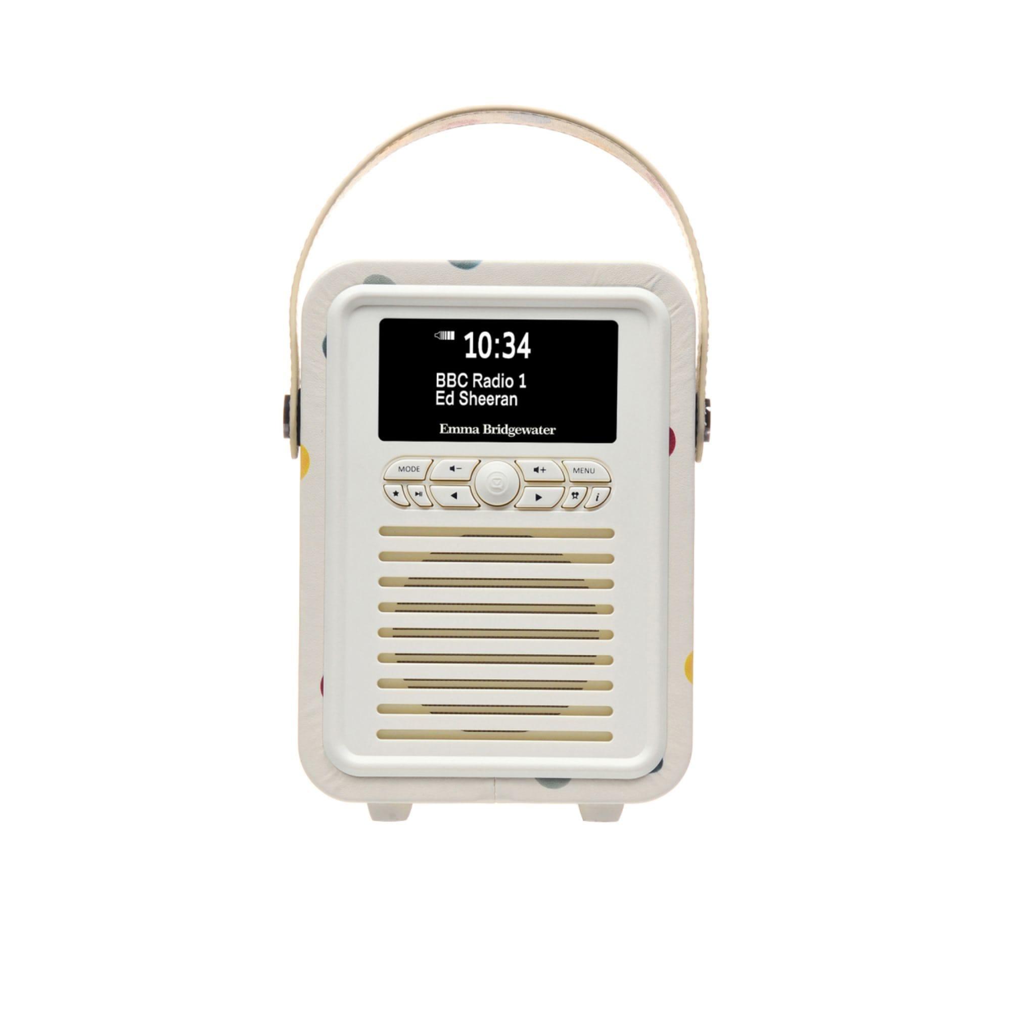 VQ Retro Mini DAB+ Digital Radio Emma Bridgewater Polka Dot Image 5