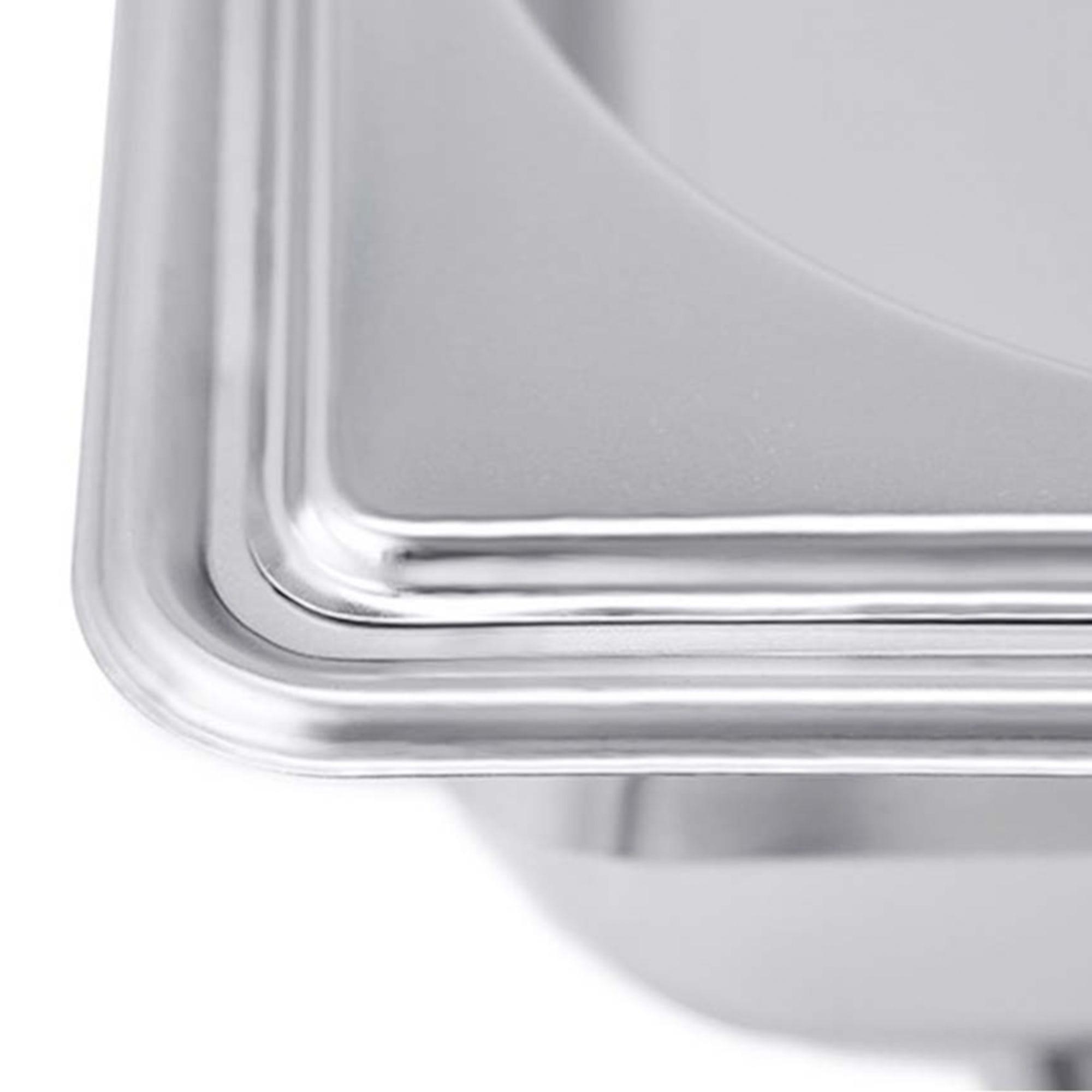 Soga Rectangular Stainless Steel 2 Pans Chafing Dish 60.5x36cm Set of 2 Image 3