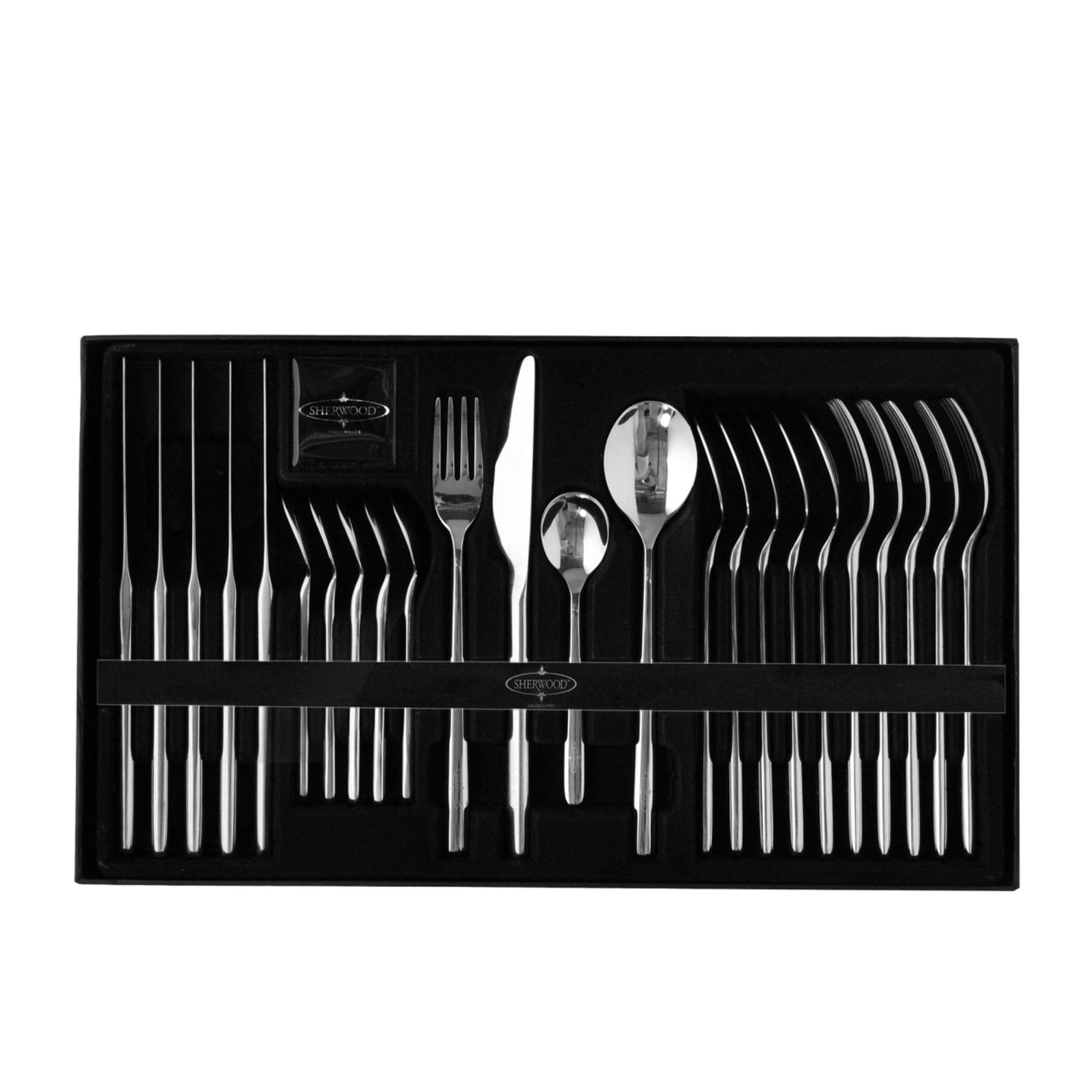Sherwood Home Cutlery Set 24pc Silver Image 3