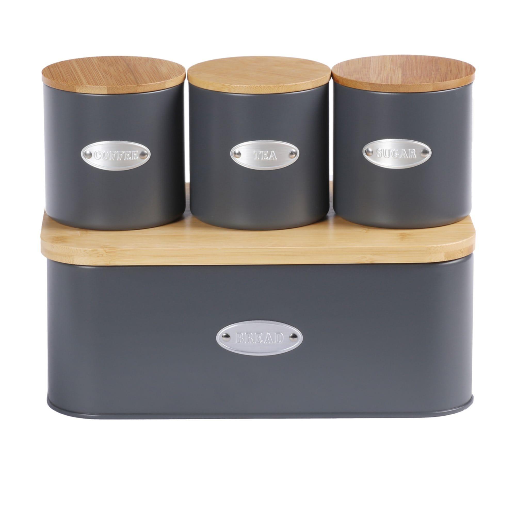 Sherwood Home Bread Box and Canister Set 4pc Image 1