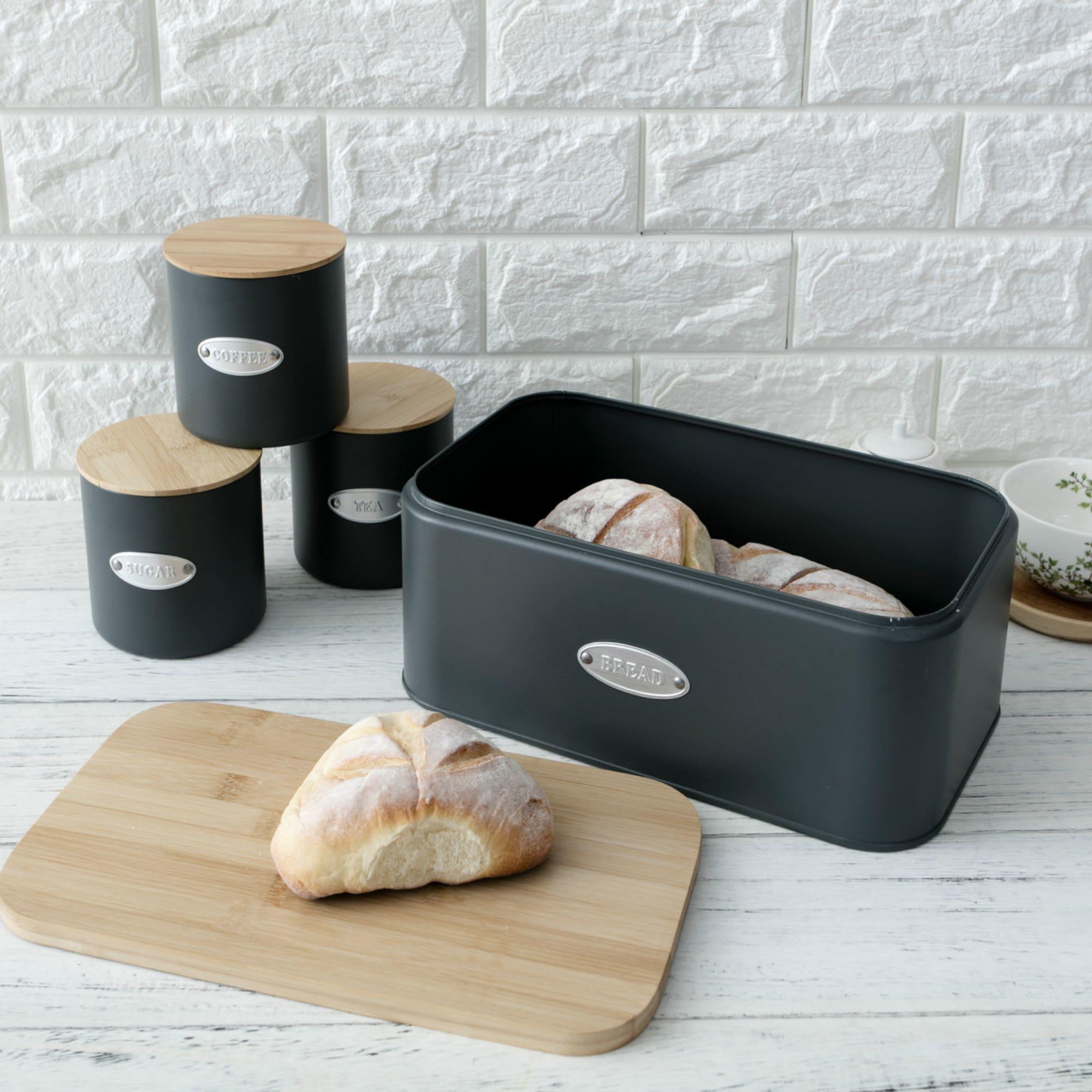 Sherwood Home Bread Box and Canister Set 4pc Image 3