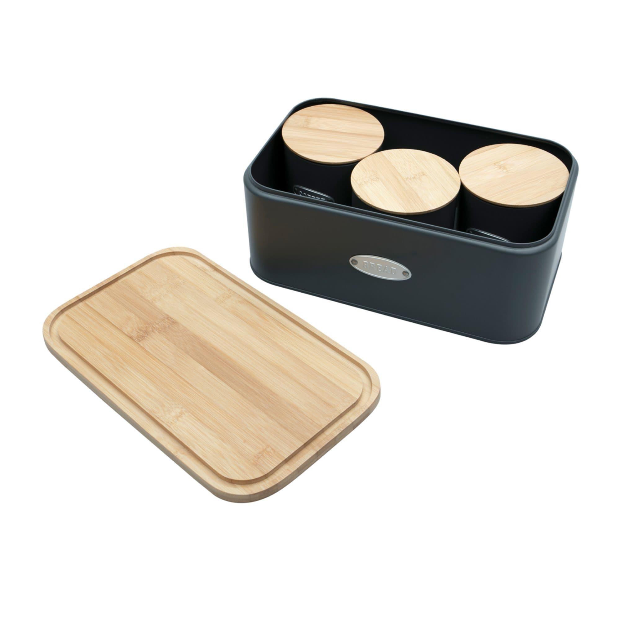 Sherwood Home Bread Box and Canister Set 4pc Image 6