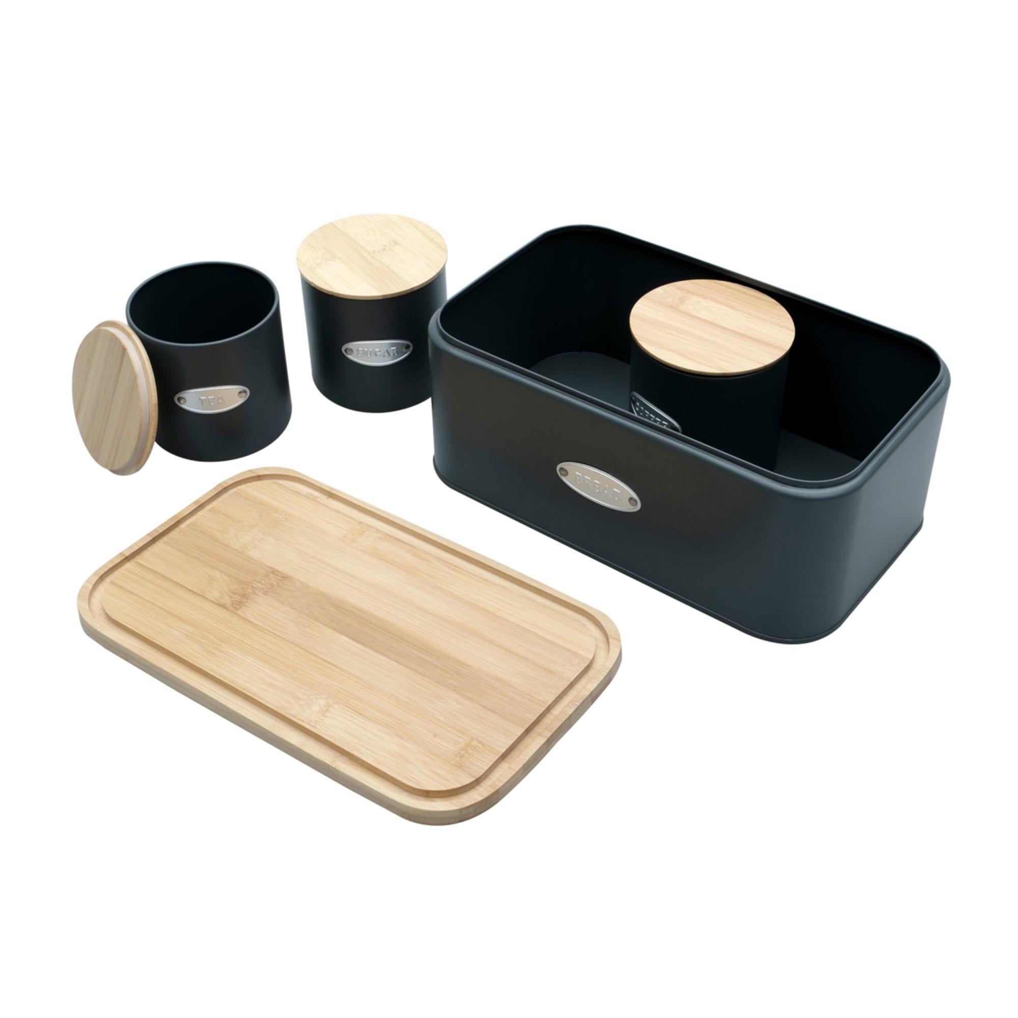 Sherwood Home Bread Box and Canister Set 4pc Image 7