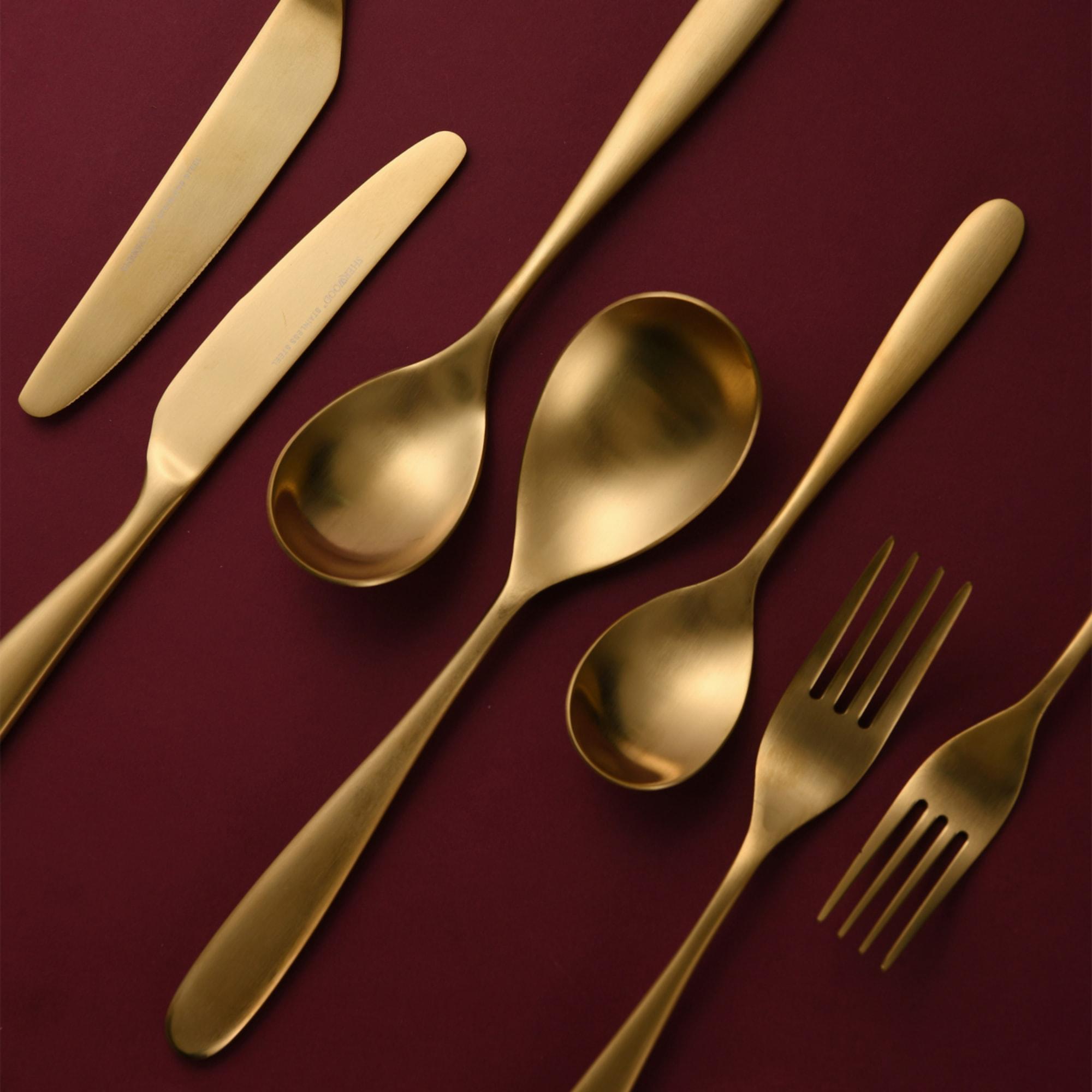 Sherwood Nouveau Cutlery Set 42pc Matte Gold Image 3