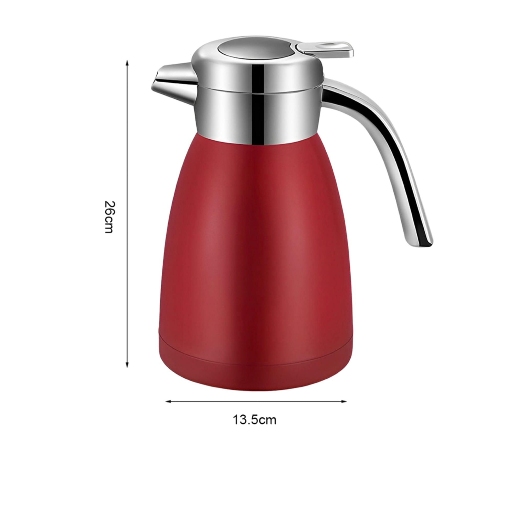 Soga Stainless Steel Insulated Kettle 1.8L Red Image 7