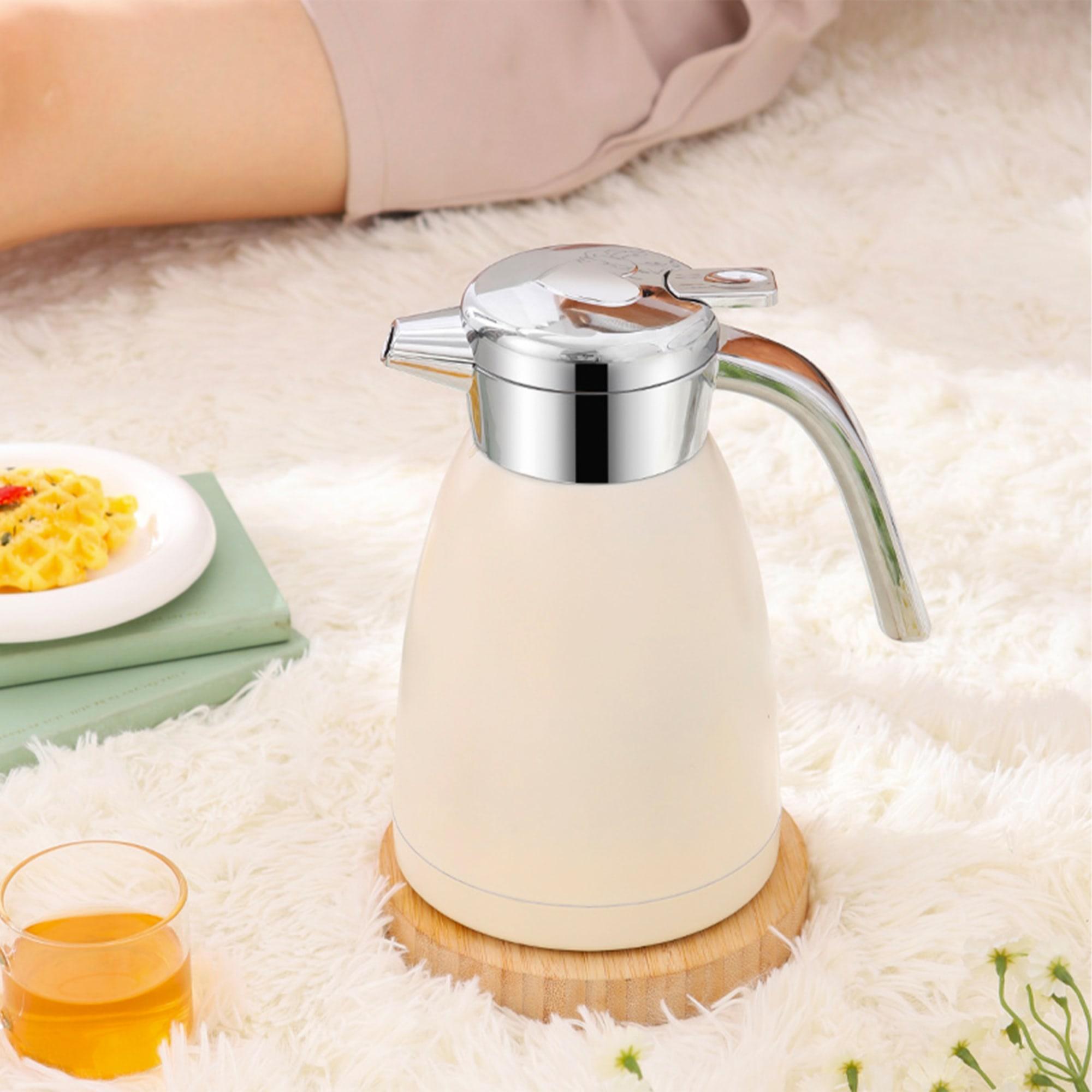Soga Stainless Steel Insulated Kettle 1.8L White Image 3