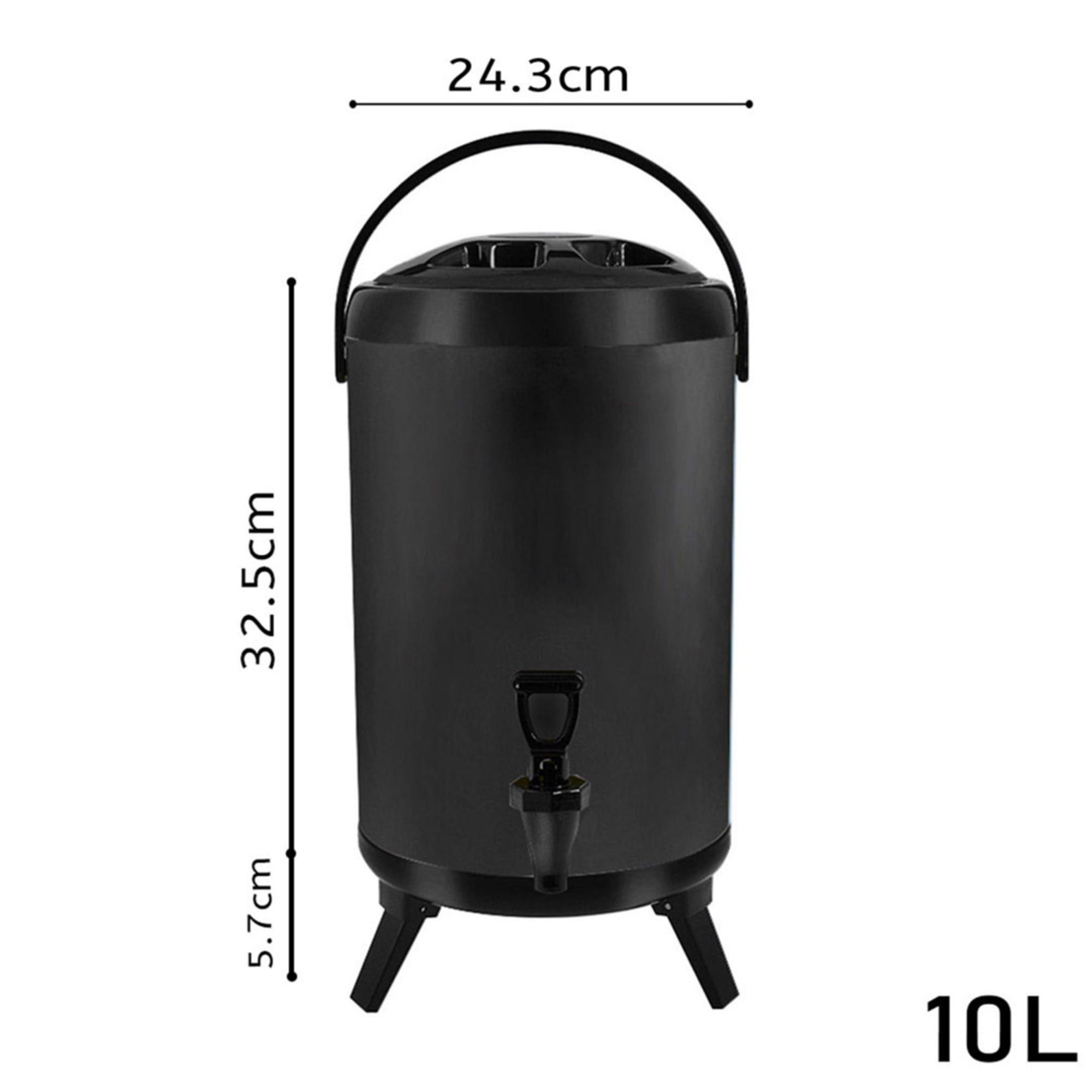 Soga Insulated Beverage Dispenser 10L Black Image 6