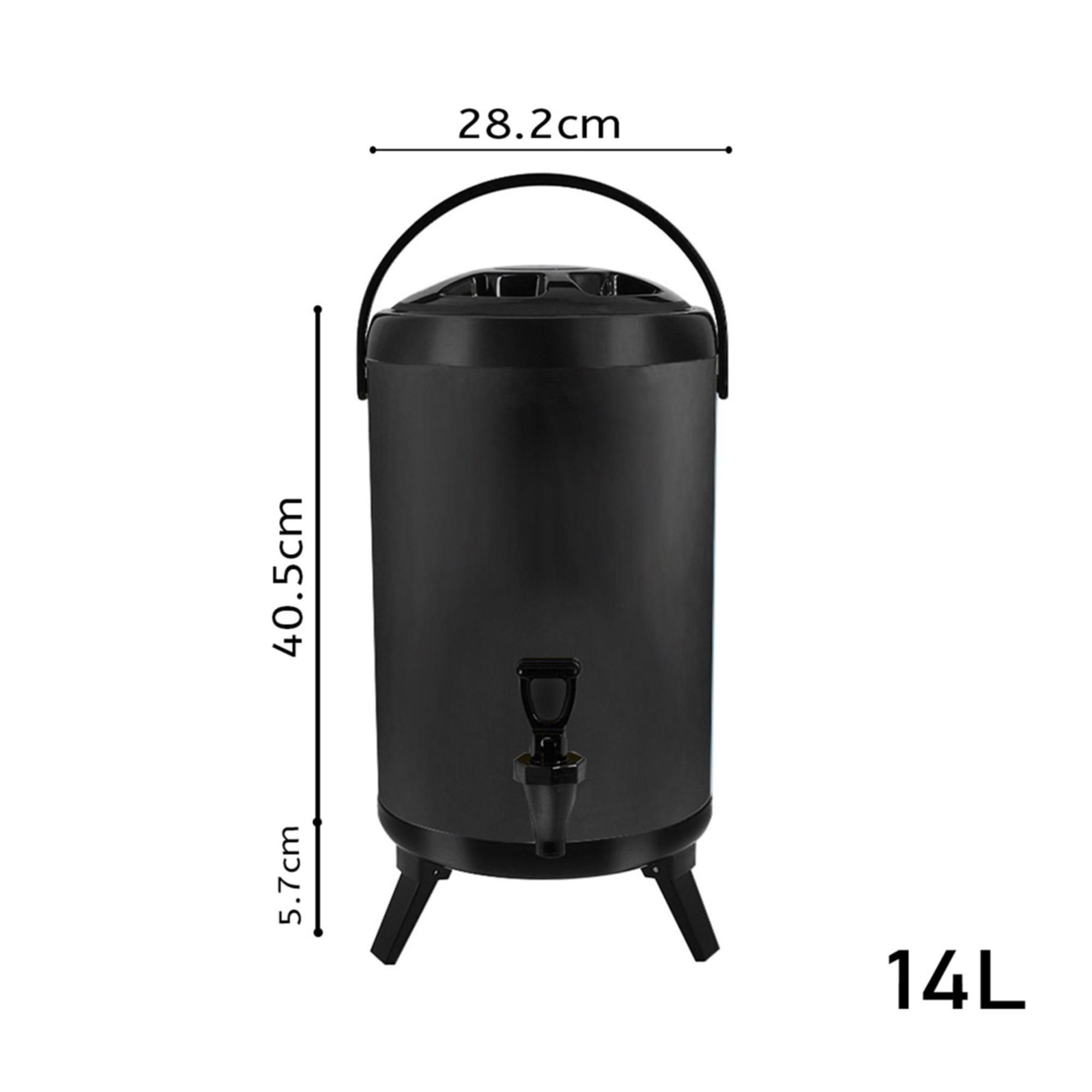 Soga Insulated Beverage Dispenser 14L Black Image 7
