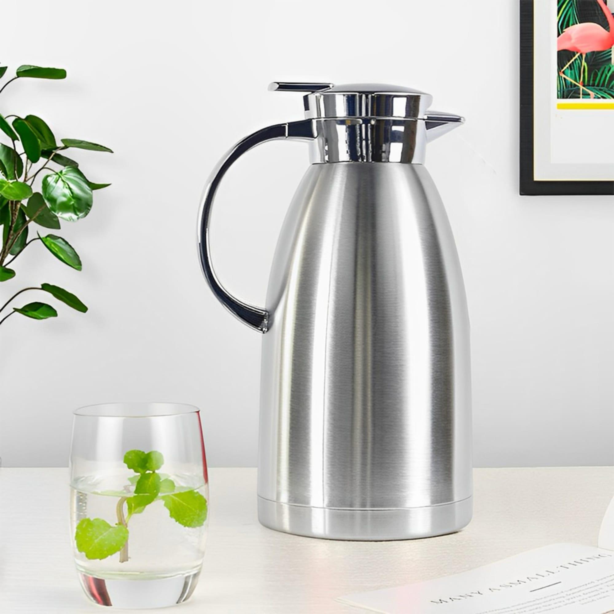 Soga Stainless Steel Insulated Kettle 2.3L Silver Image 3