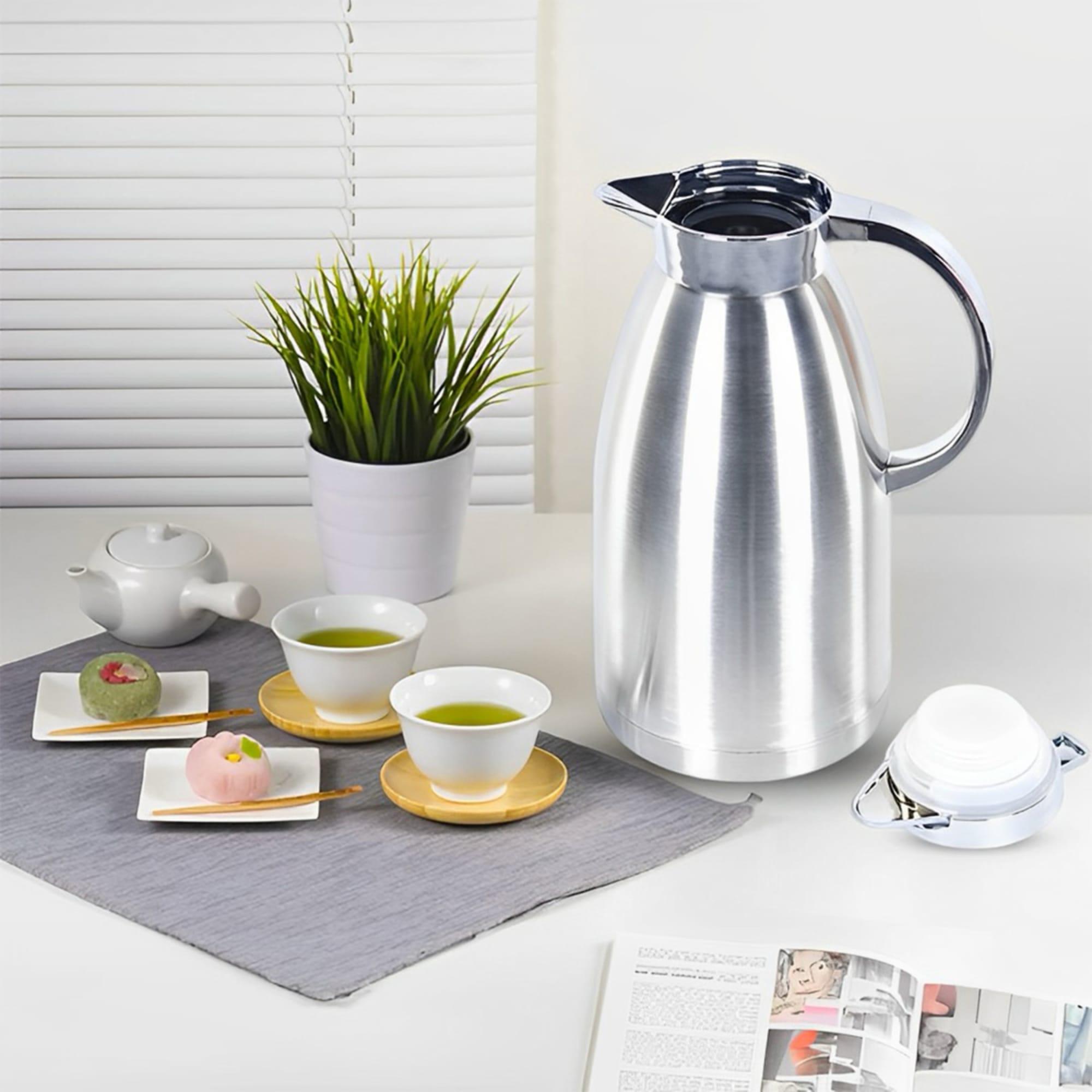 Soga Stainless Steel Insulated Kettle 2.3L Silver Image 4