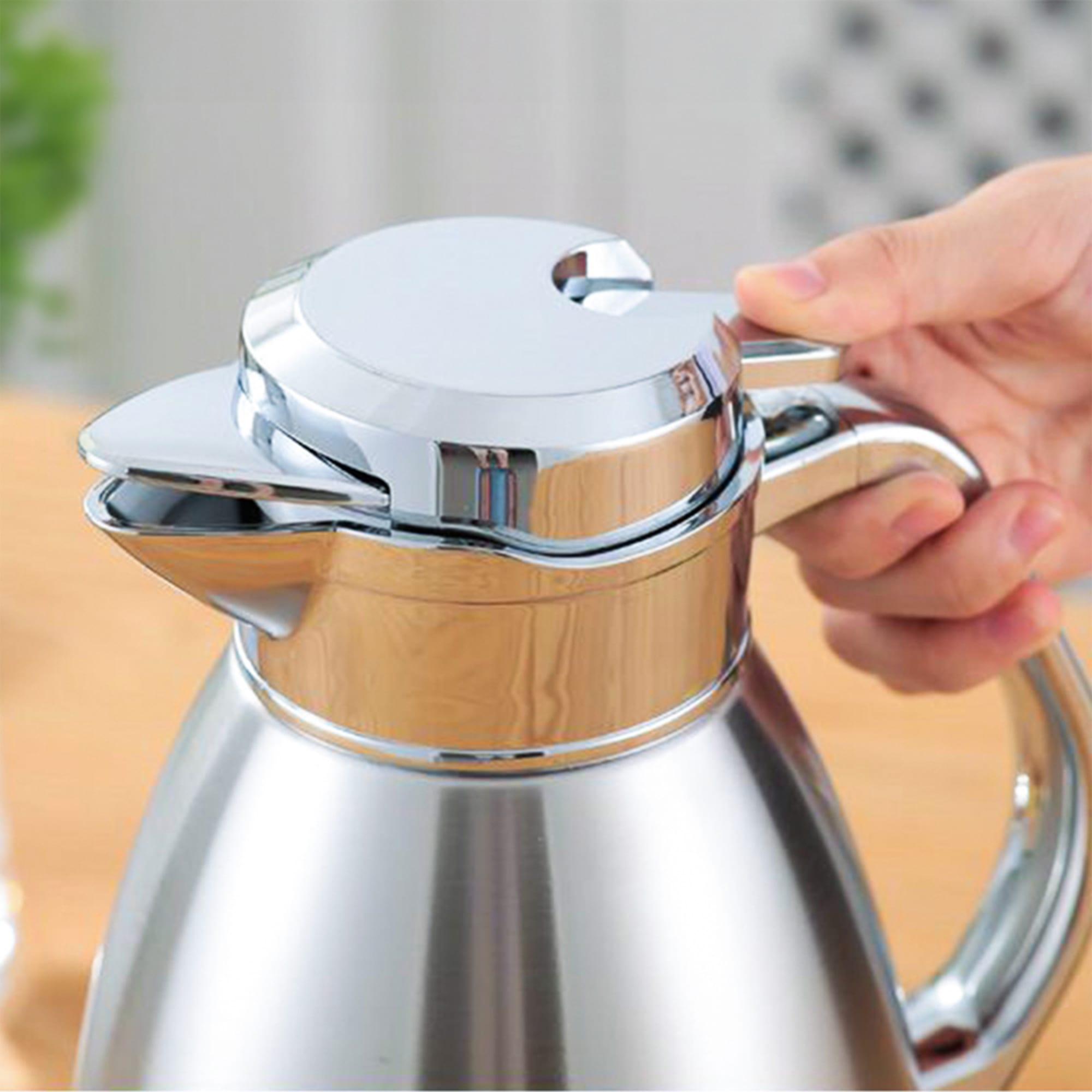 Soga Stainless Steel Insulated Kettle 2.3L Silver Image 6