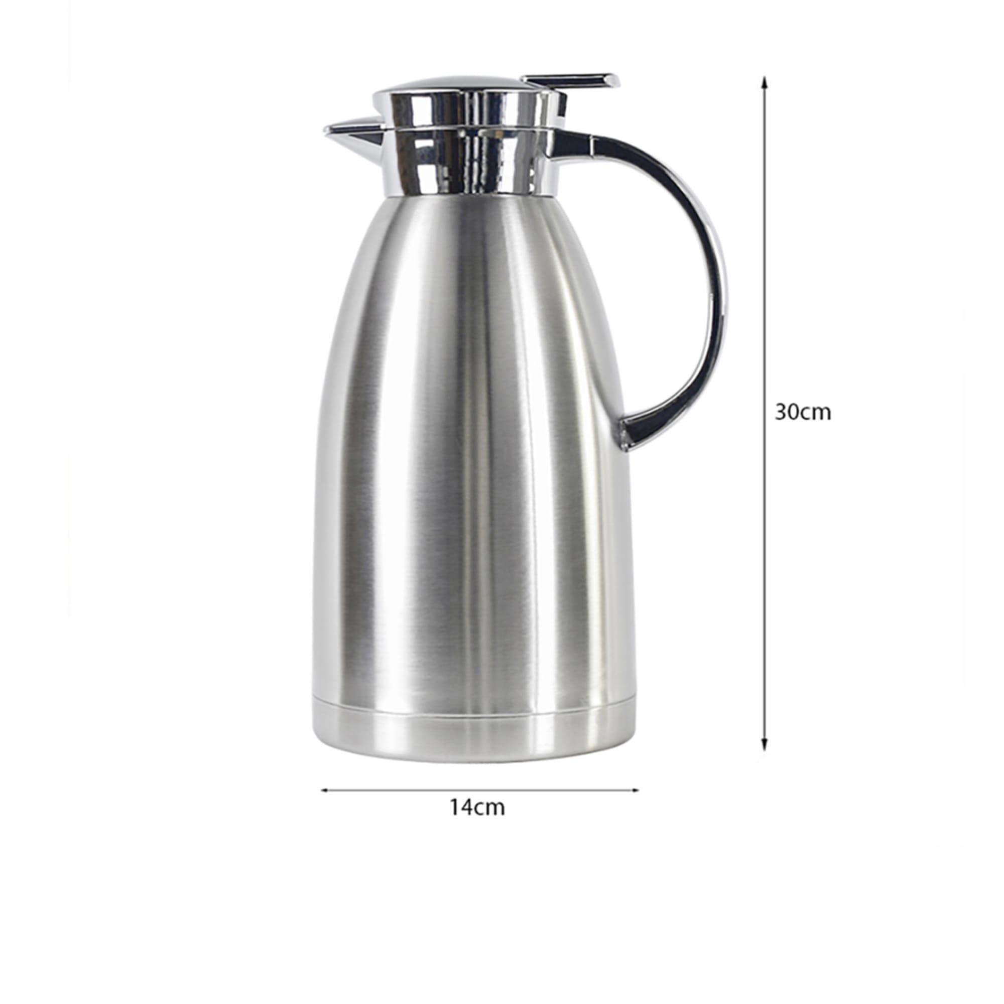 Soga Stainless Steel Insulated Kettle 2.3L Silver Image 7