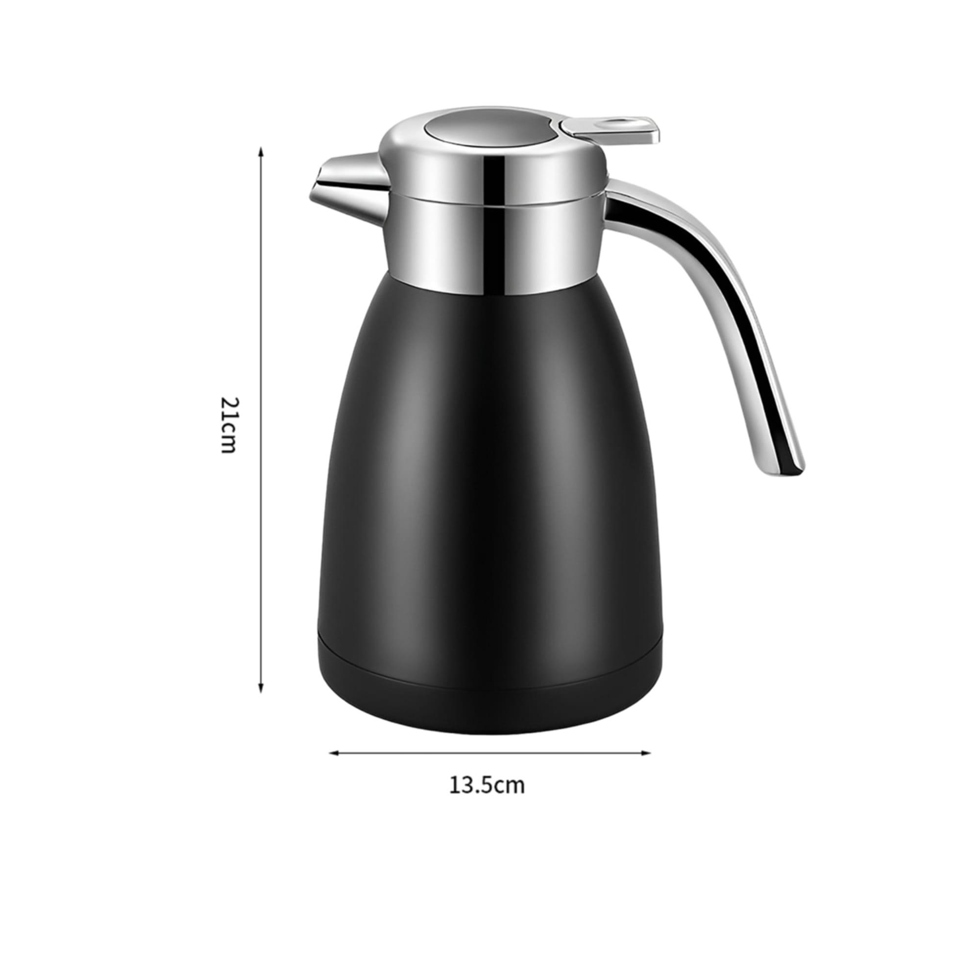 Soga Stainless Steel Insulated Kettle 1.2L Black Image 7