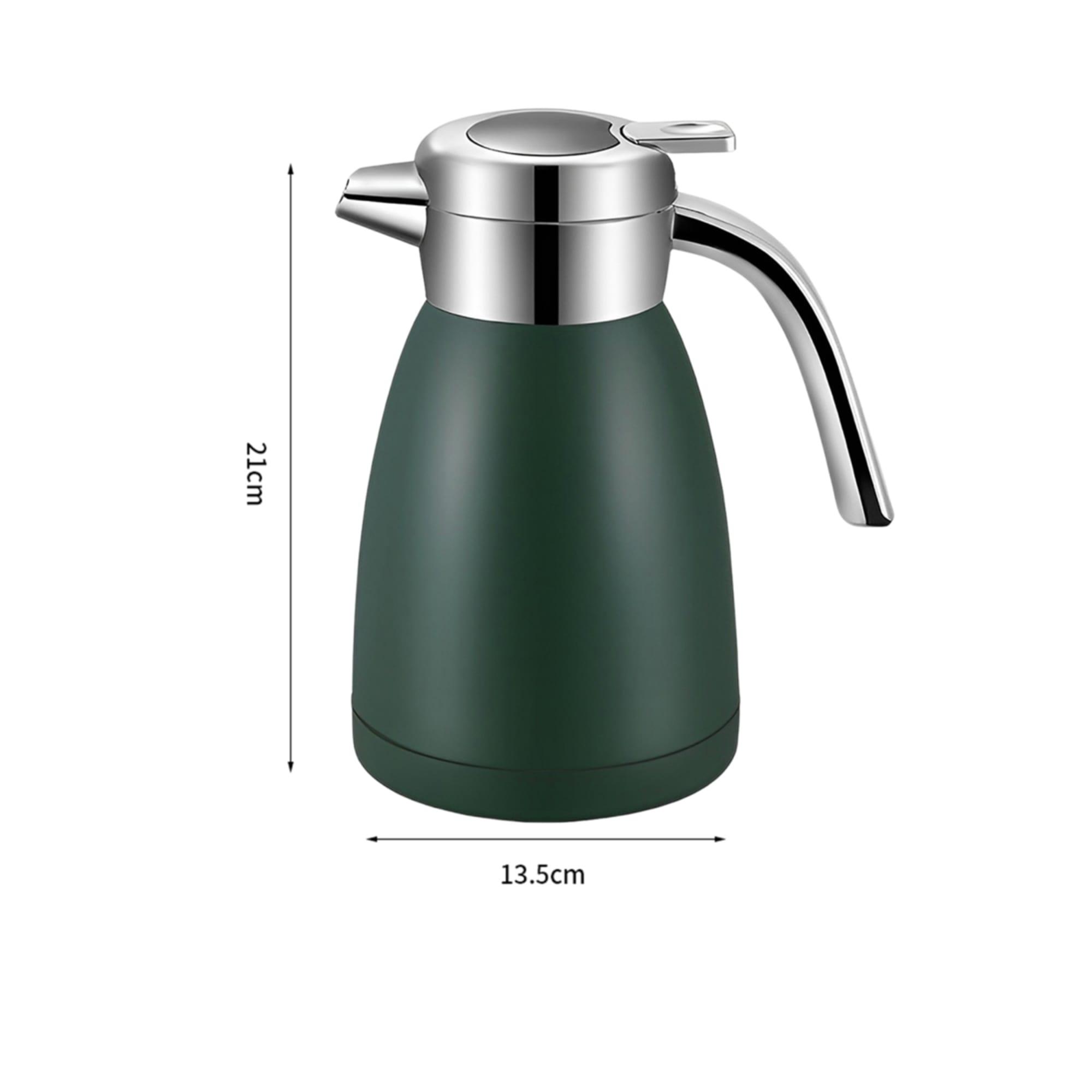 Soga Stainless Steel Insulated Kettle 1.2L Green Image 7