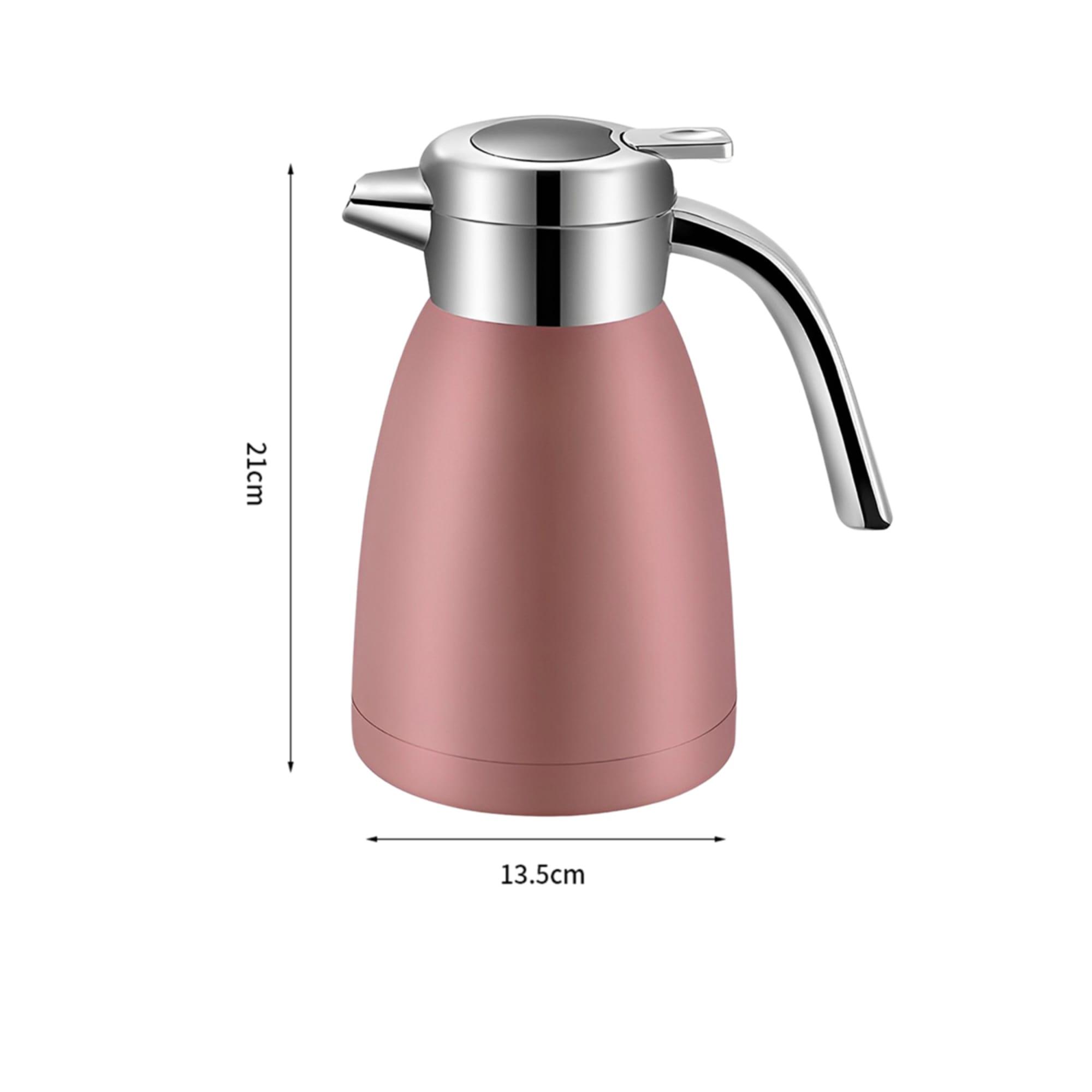 Soga Stainless Steel Insulated Kettle 1.2L Pink Image 7