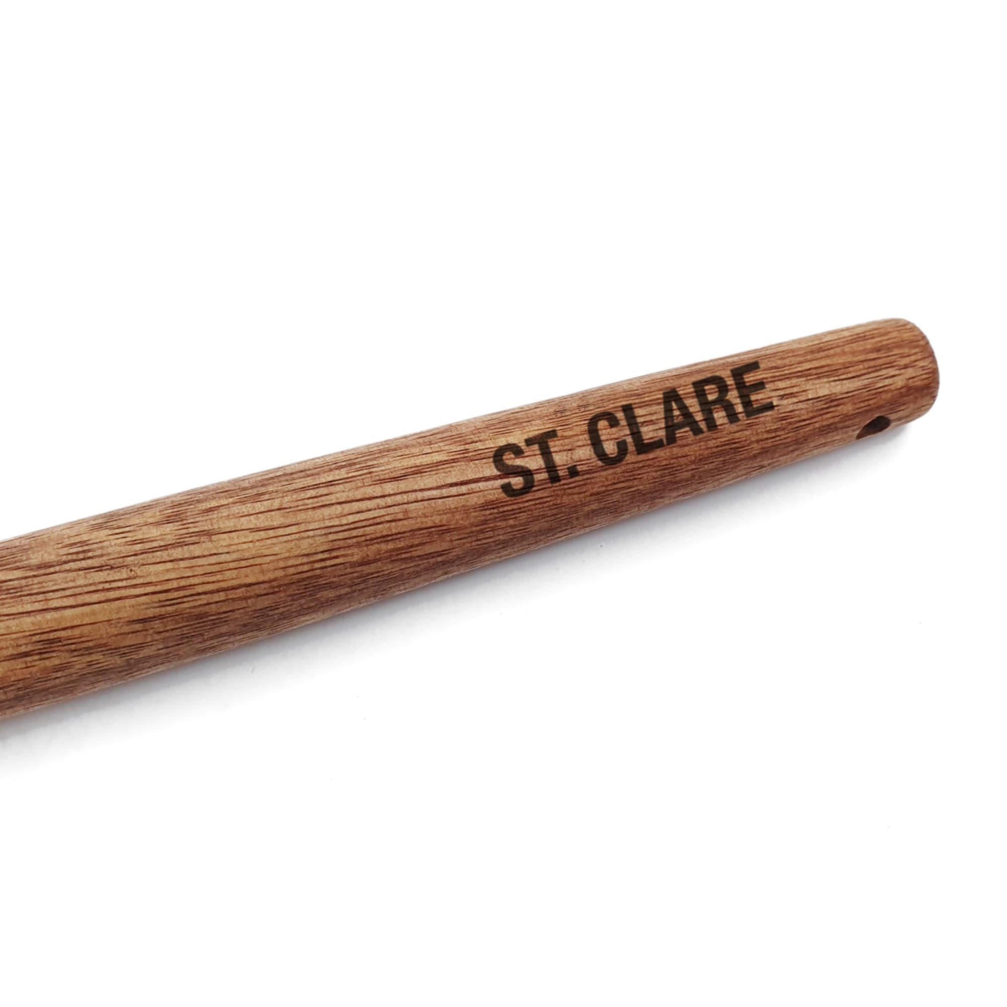 St. Clare Silicone Pastry Brush with Acacia Handle Black Image 2