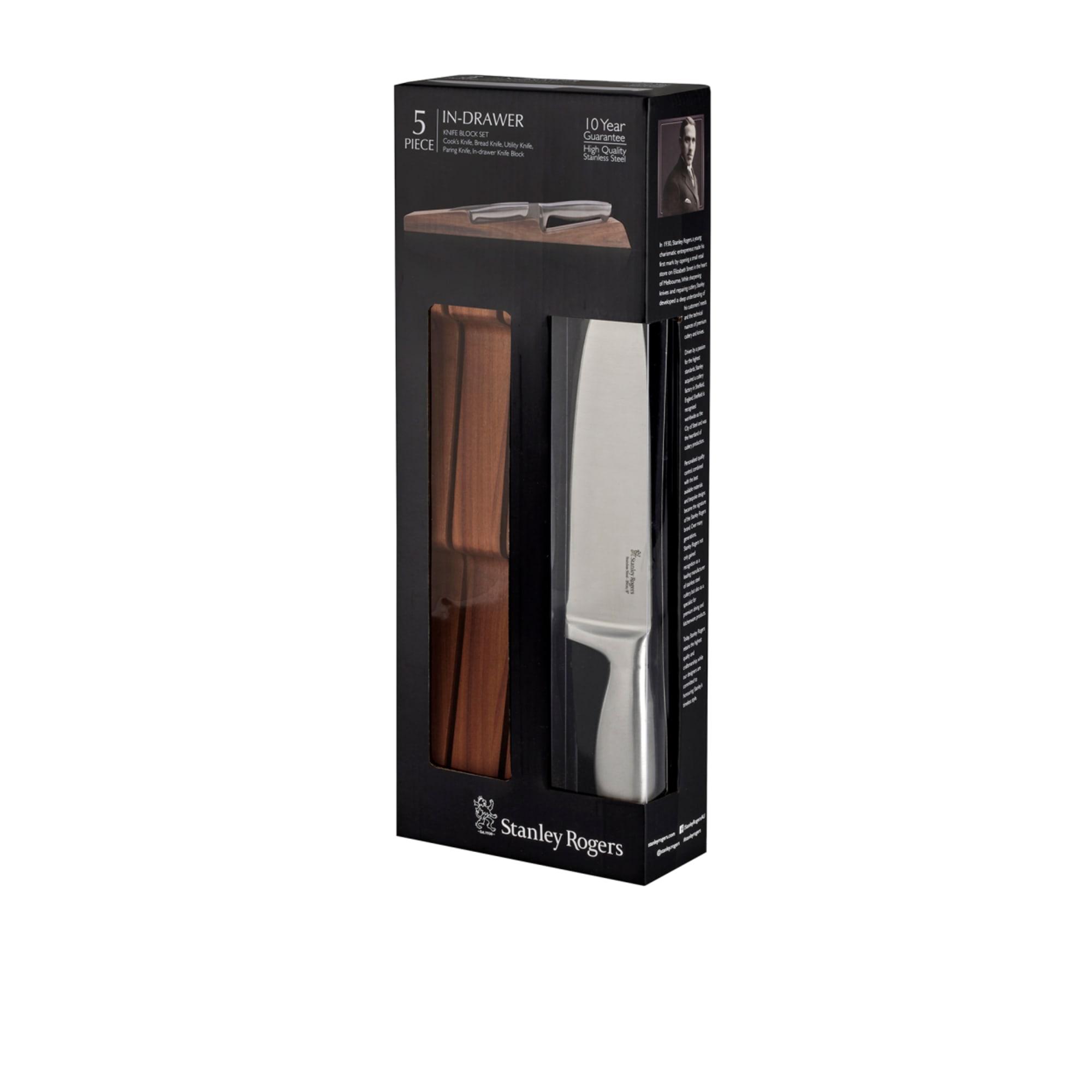Stanley Rogers 5pc In-Drawer Knife Block Set Image 6