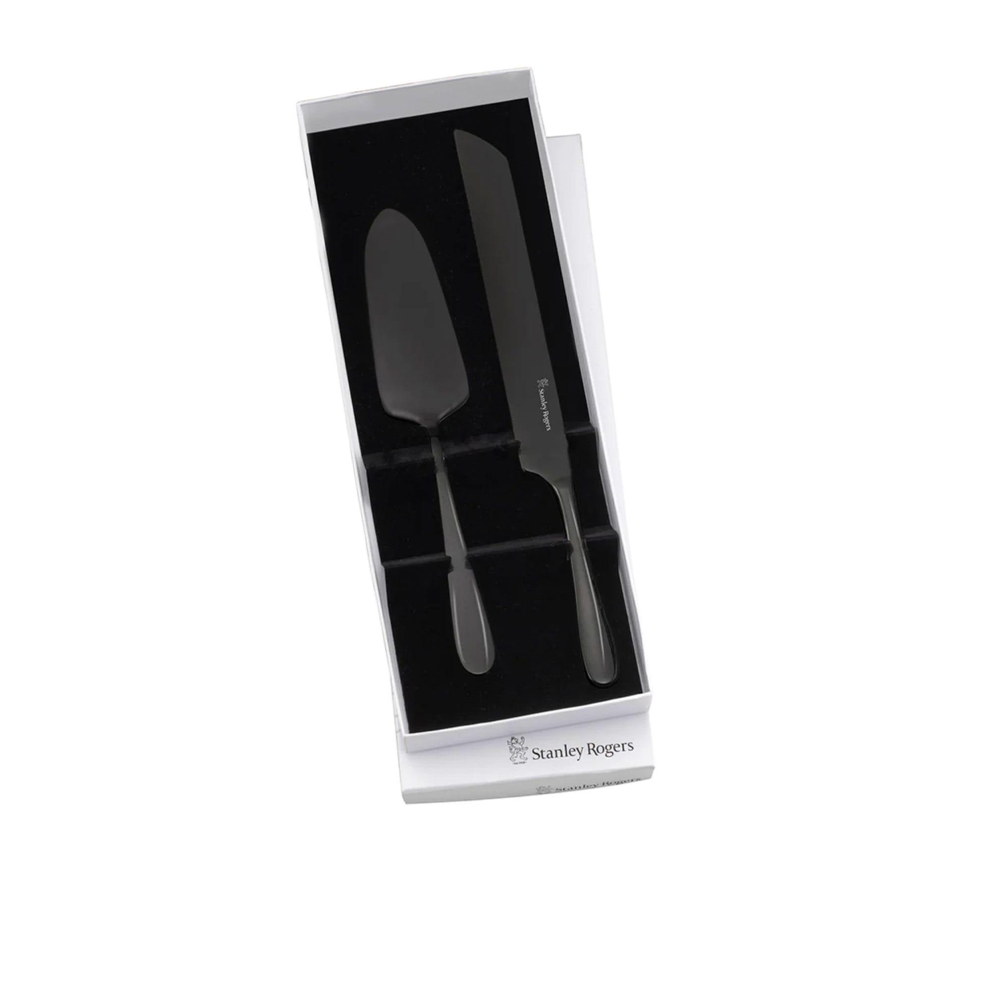 Stanley Rogers Albany Cake Knife and Server Set 2pc Onyx Image 5