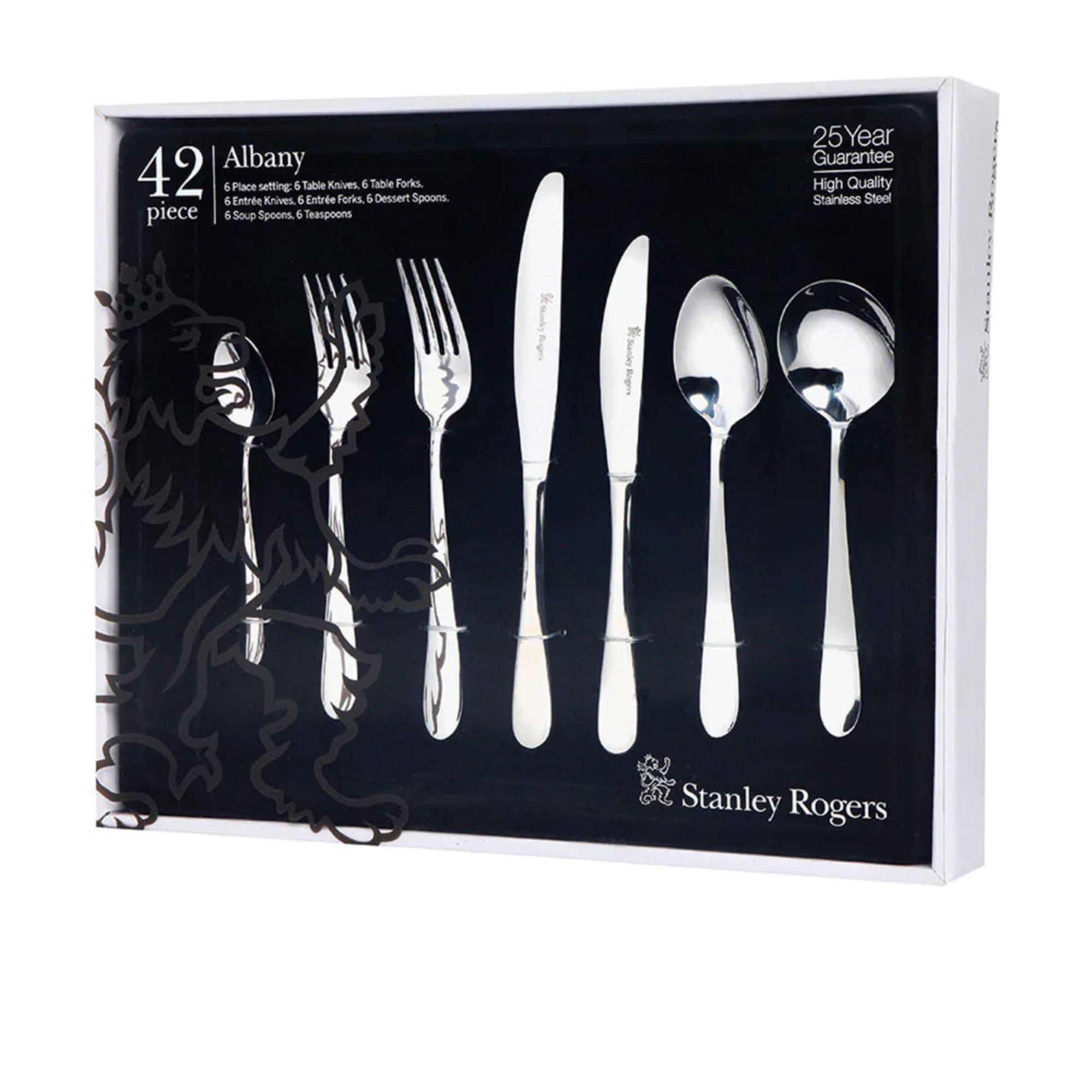 Stanley Rogers Albany Cutlery Set 42pc Silver Image 5